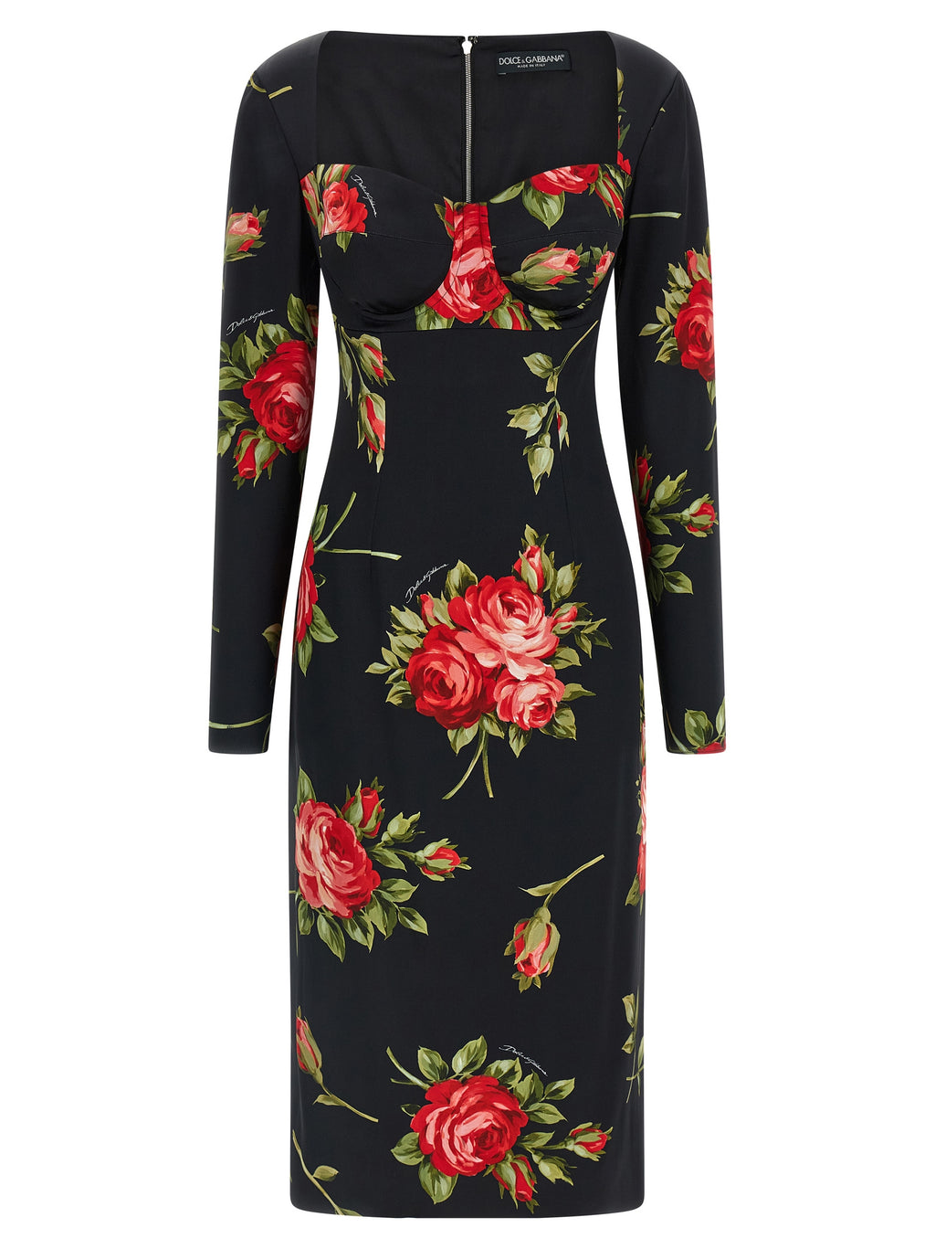 Dolce & Gabbana Bouquet Rose Dress