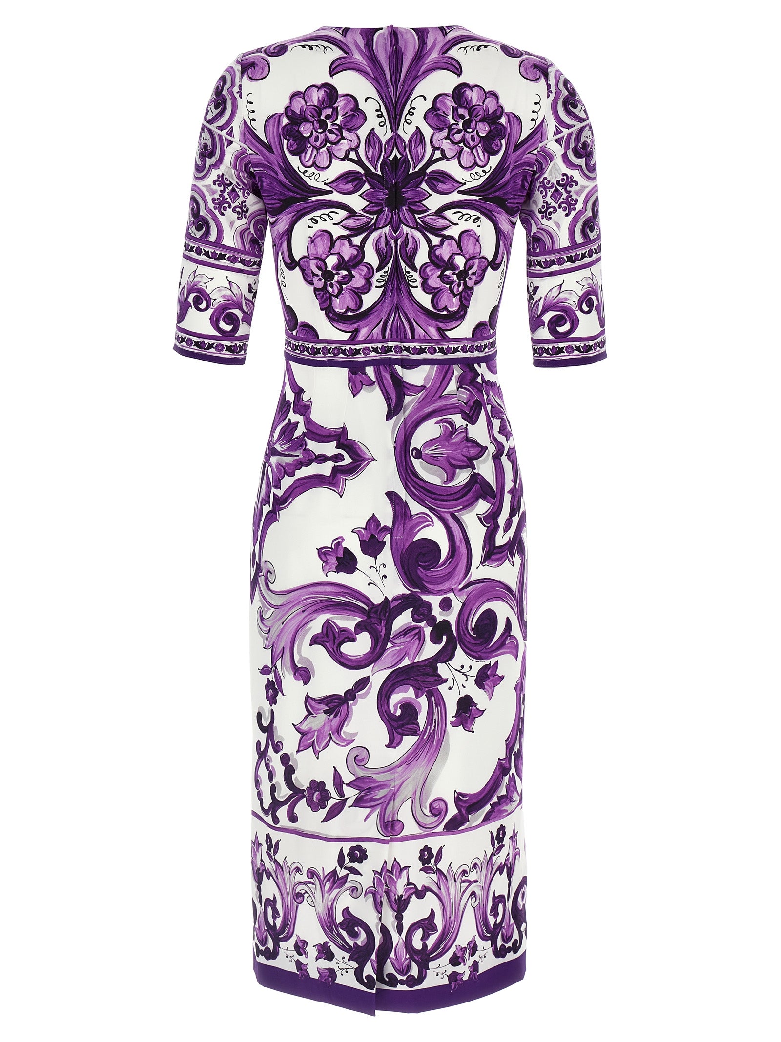 Dolce & Gabbana Maiolica Print Dress