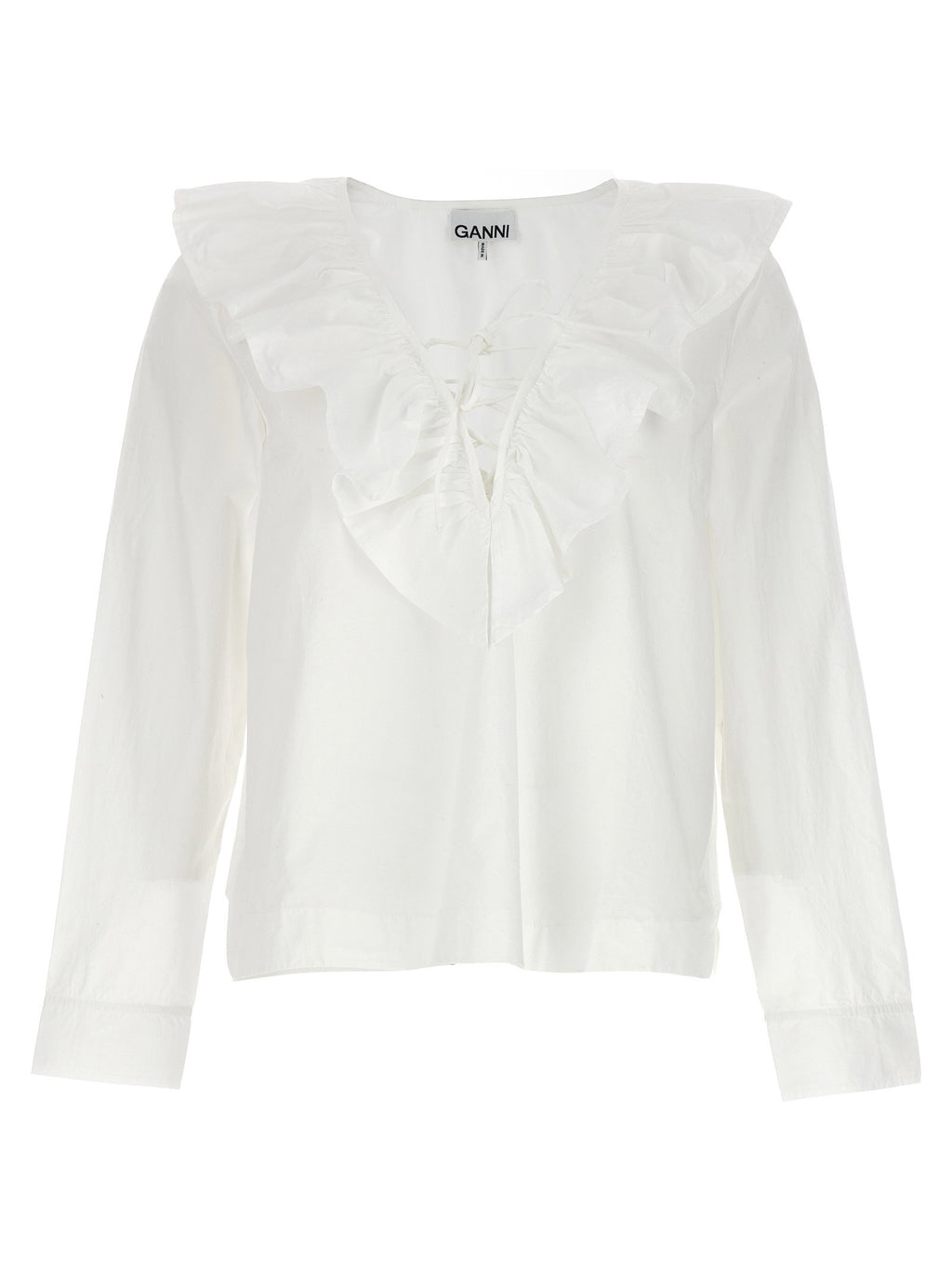 Ganni Ruffles Shirt