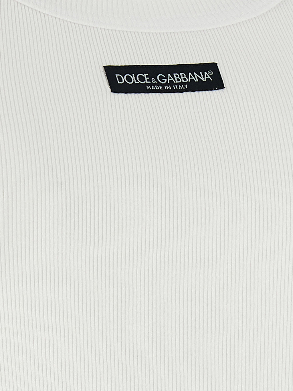 Dolce & Gabbana Logo Patch Tank Top