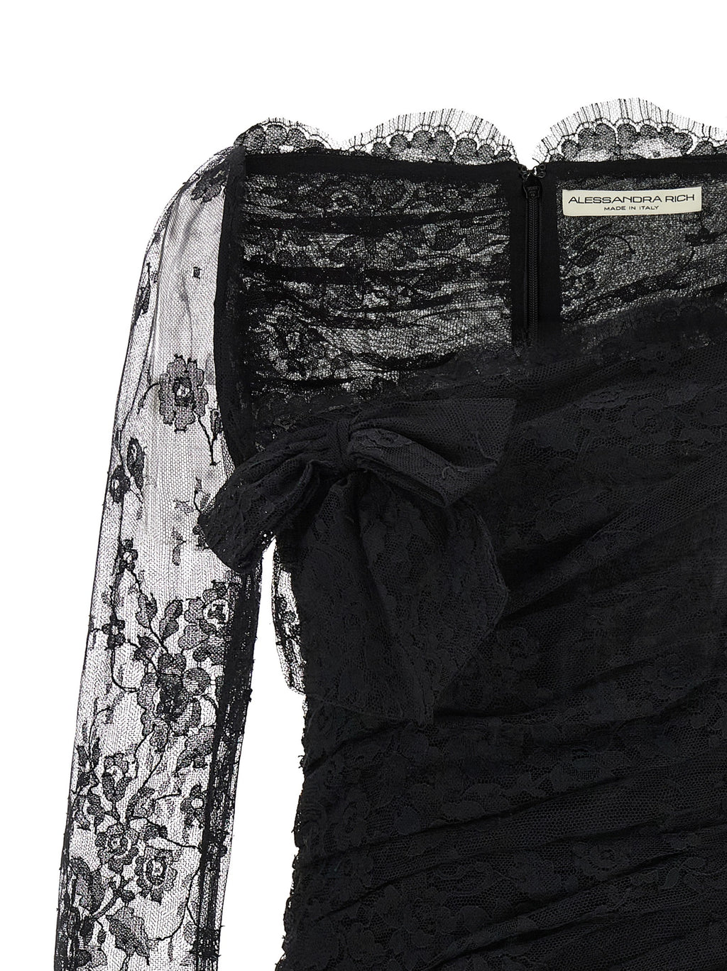 Alessandra Rich Draped Dress.