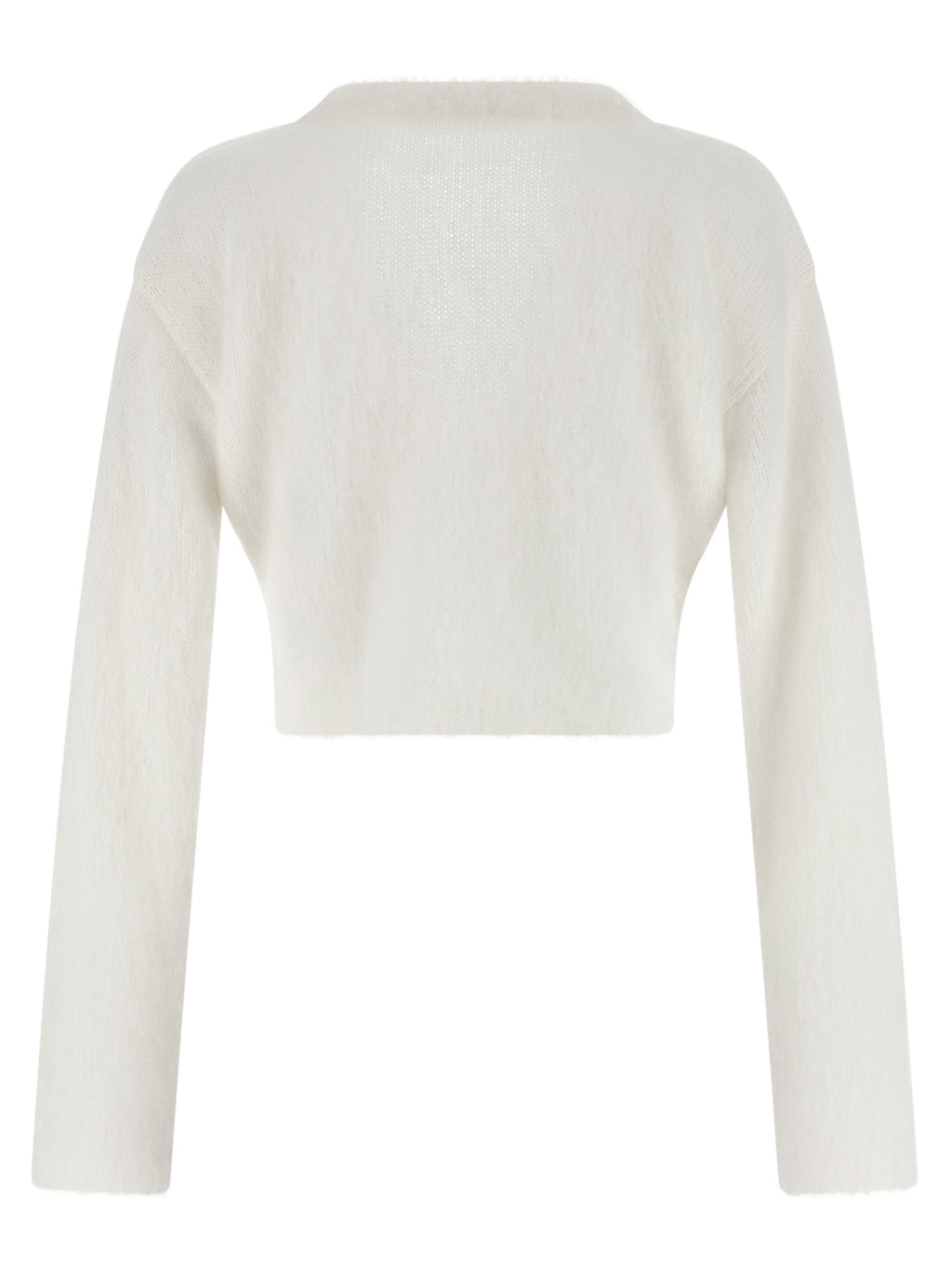 Alessandra Rich Carded Mohair Cardigan