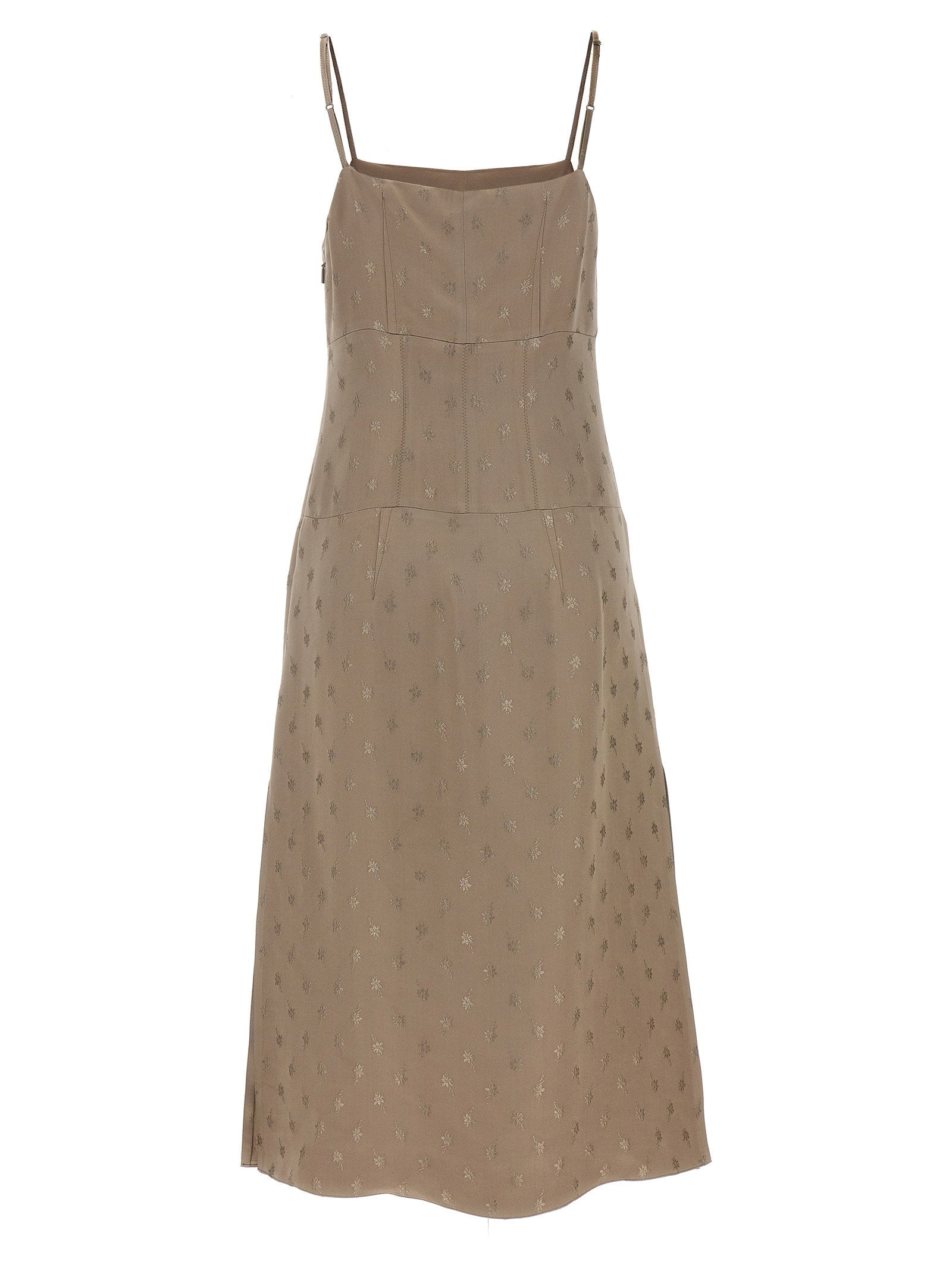 Fendi Satin Midi Dress