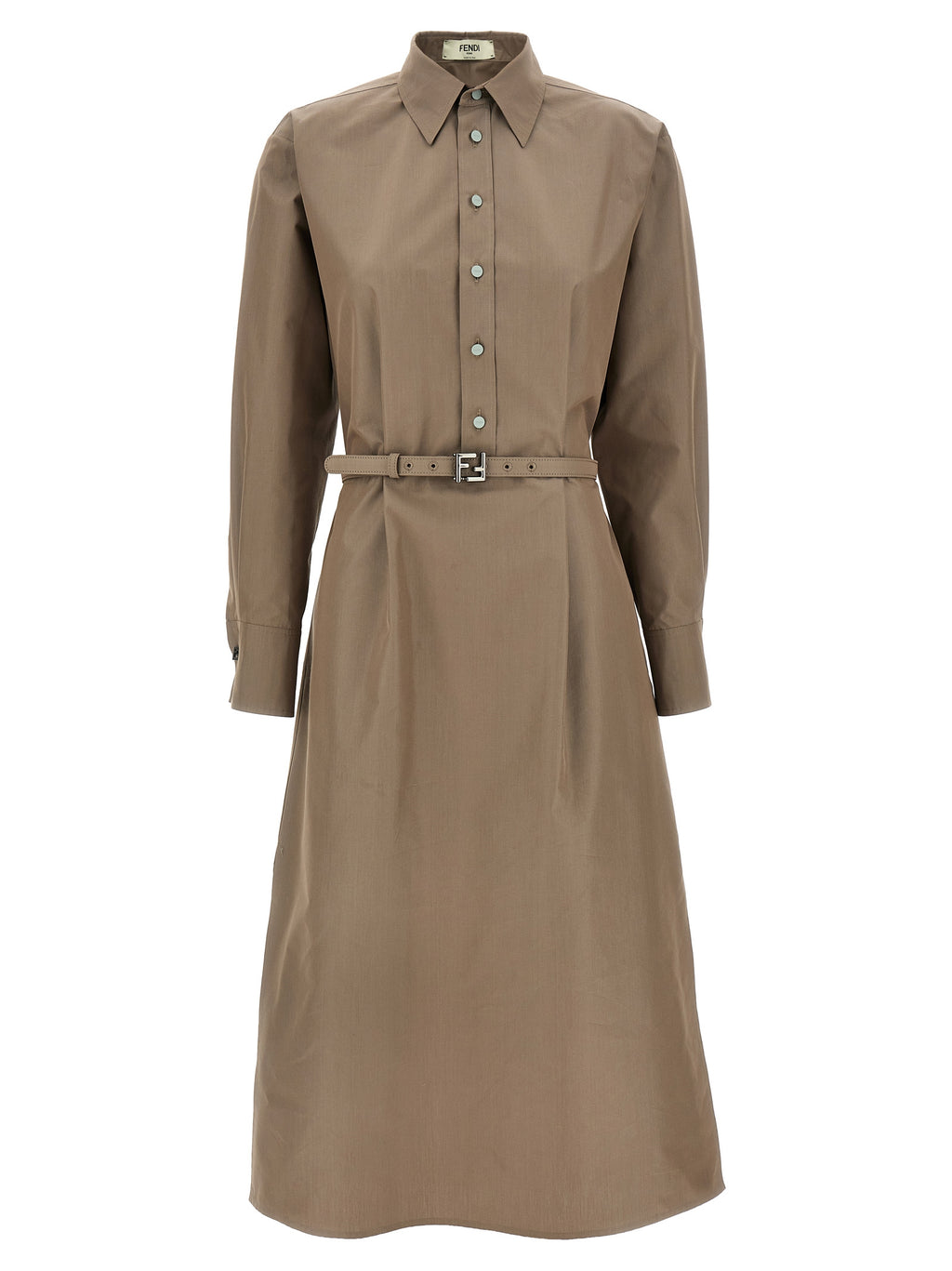Fendi Chemisier Midi Dress