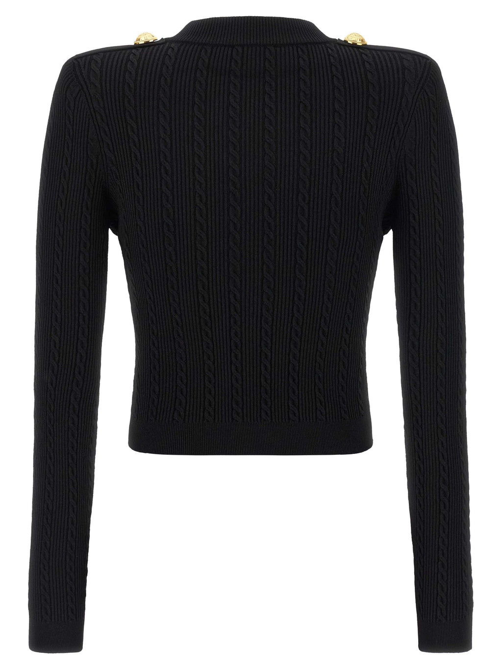 Balmain Twisted Knit Cardigan