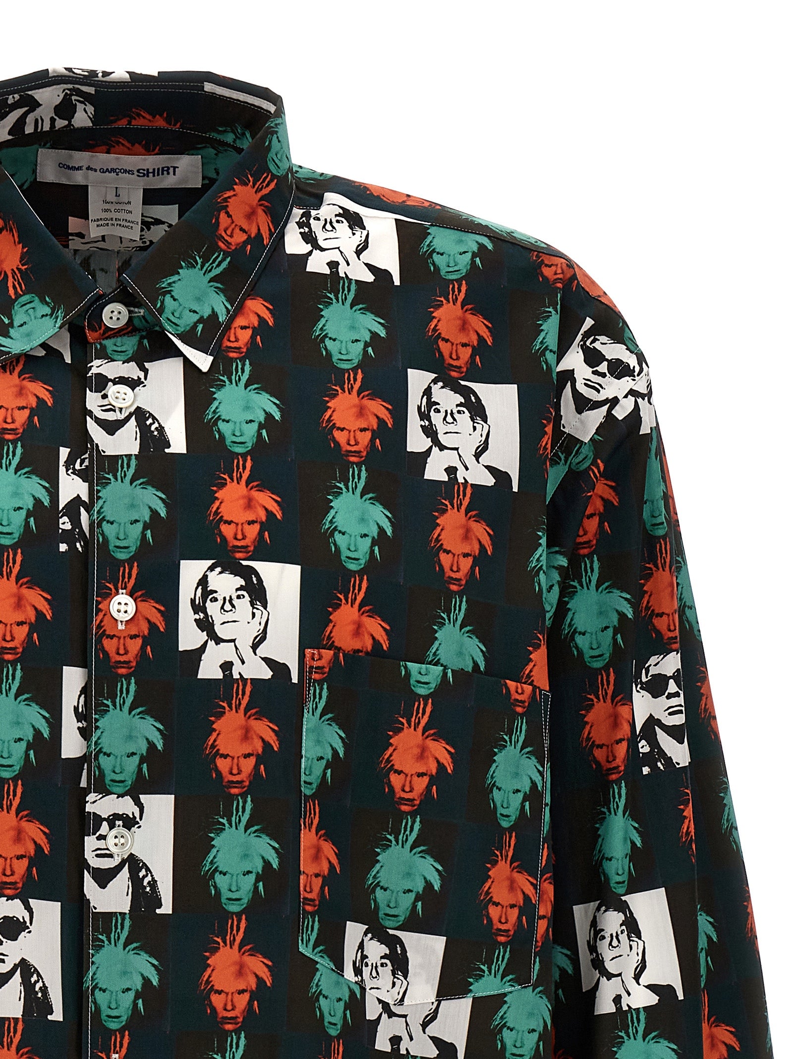 Comme Des Garcons Shirt Andy Warhol Shirt
