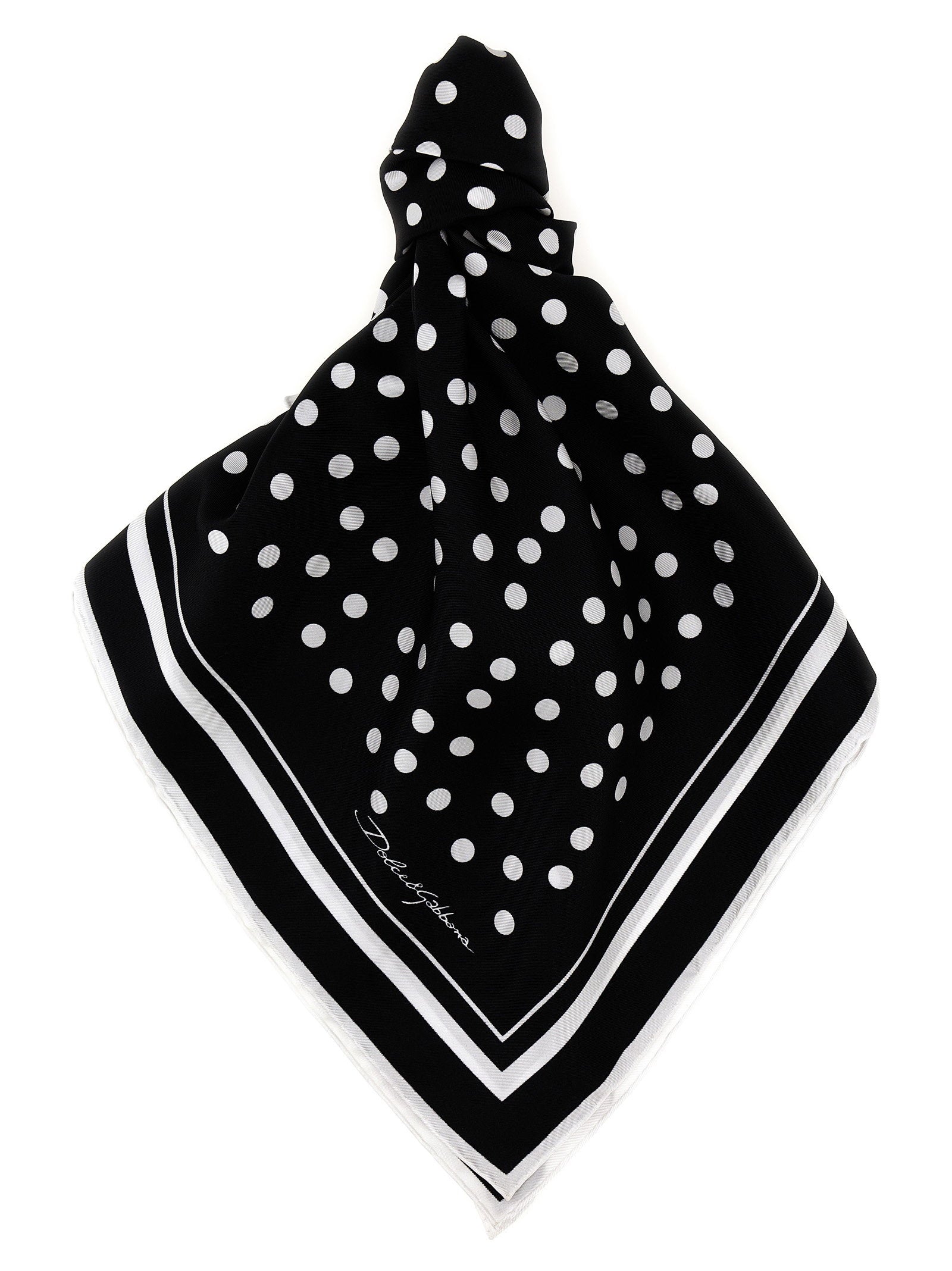 Dolce & Gabbana Polka Dot Scarf