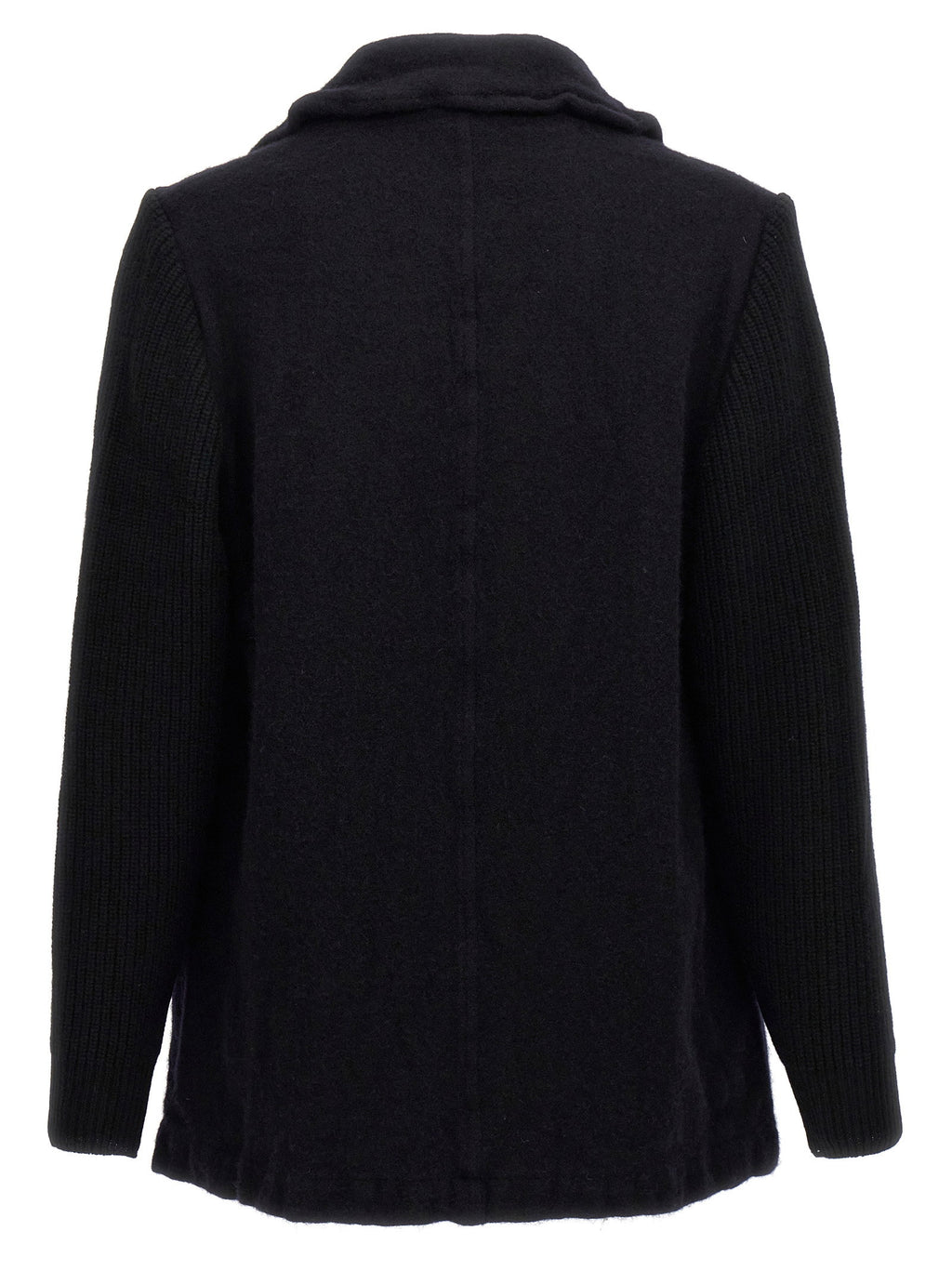 Comme Des Garcons Shirt Double-breasted Wool Coat