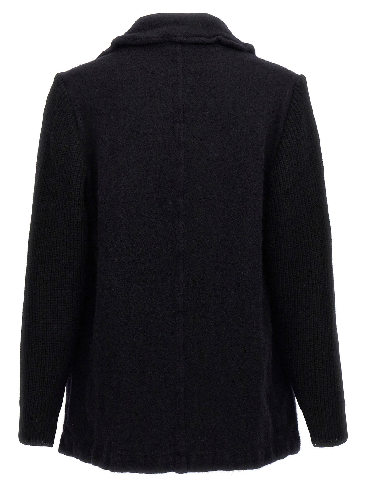 Comme Des Garcons Shirt Double-breasted Wool Coat