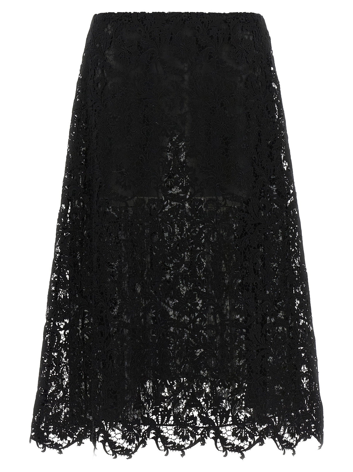 Fendi Macramé Lace Skirt
