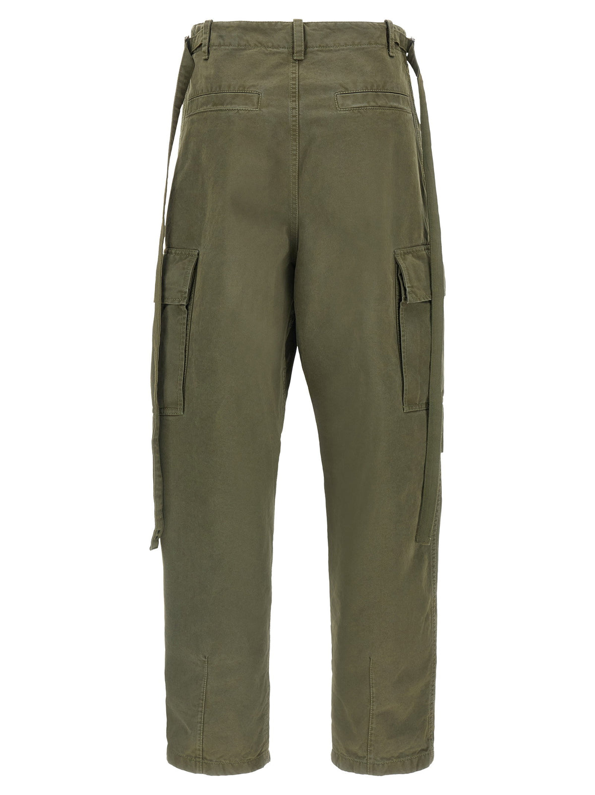 Fendi Double Stitch Embroidery Pants