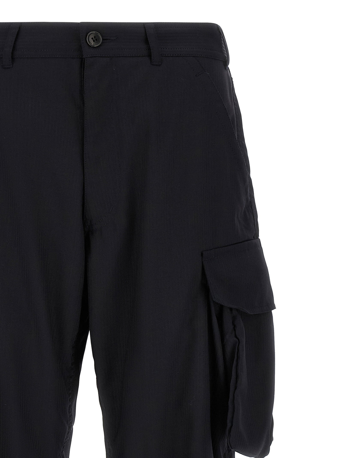 Comme Des Garcons Shirt Pinstriped Cargo Pants