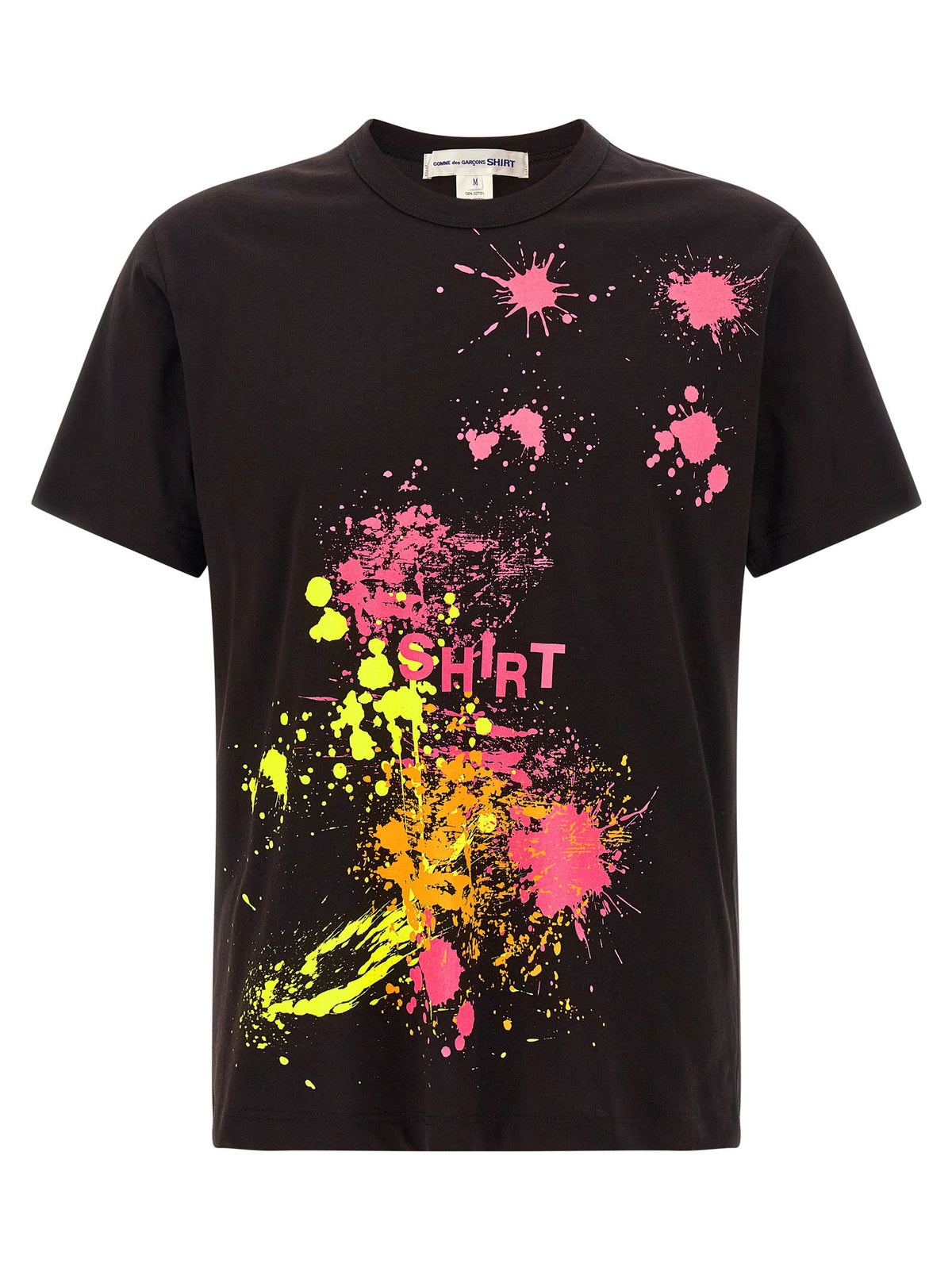 Comme Des Garcons Shirt Paint Splash T-shirt