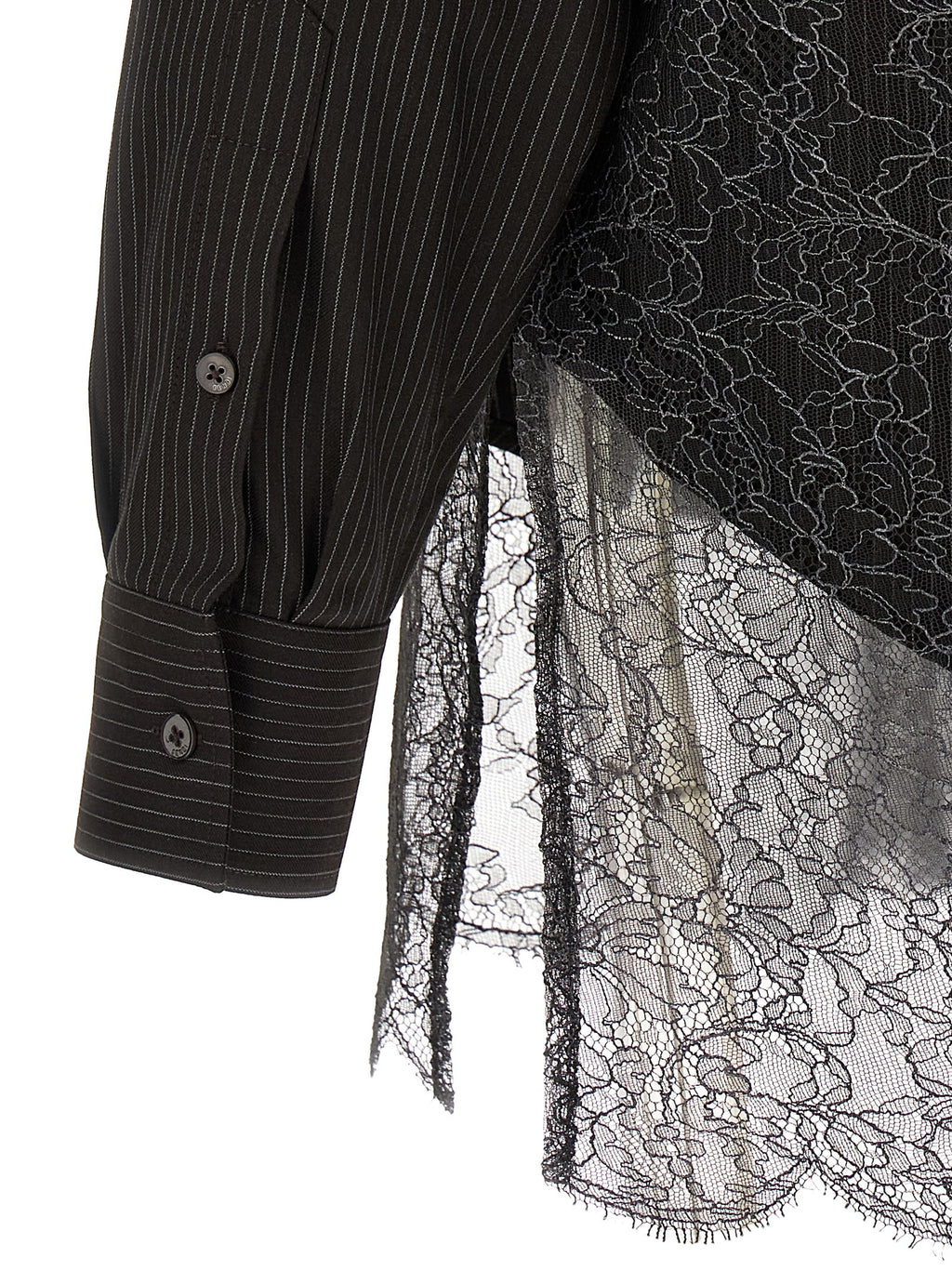 Fendi Wool And Lace Shirt