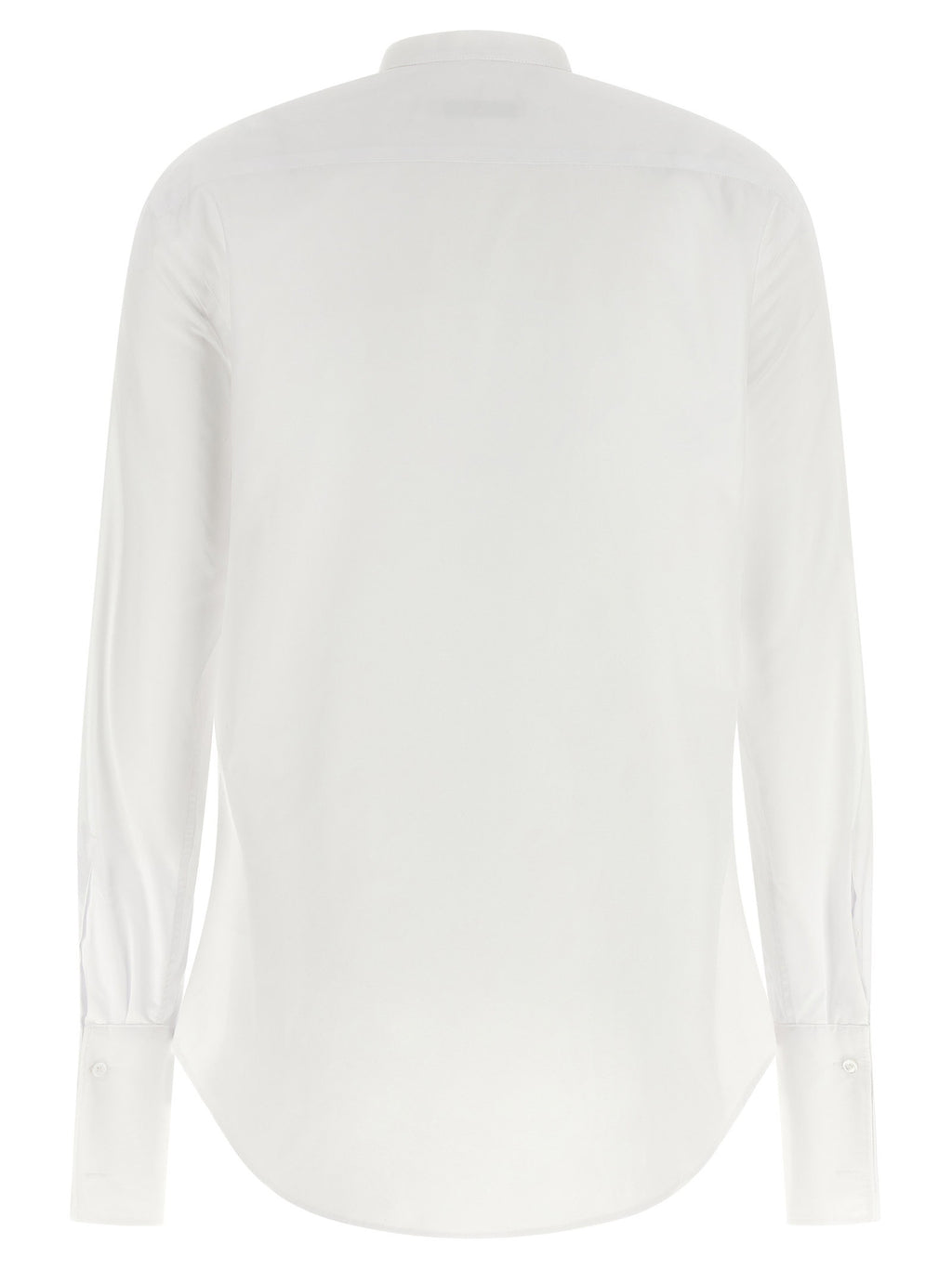 Fendi Poplin Shirt With Plastron Piqué