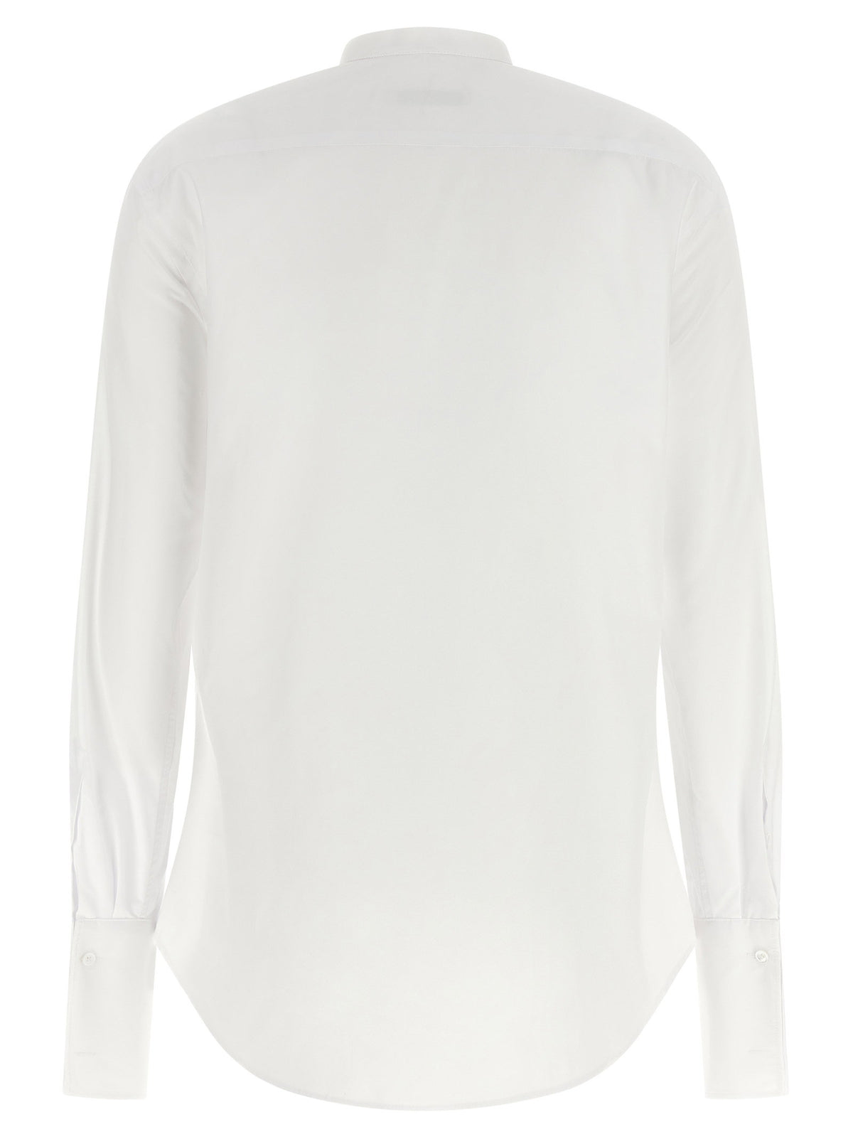 Fendi Poplin Shirt With Plastron Piqué