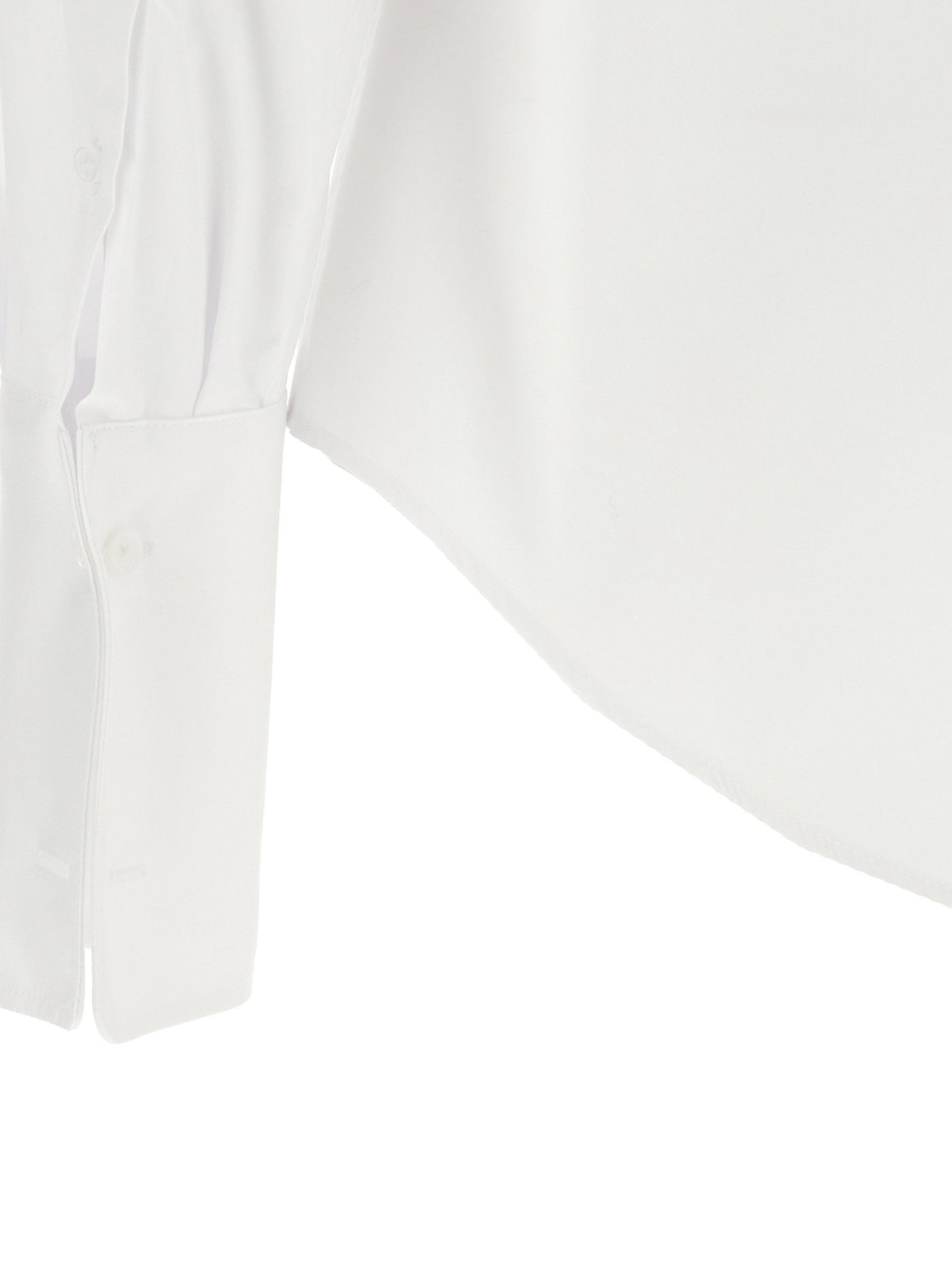 Fendi Poplin Shirt With Plastron Piqué