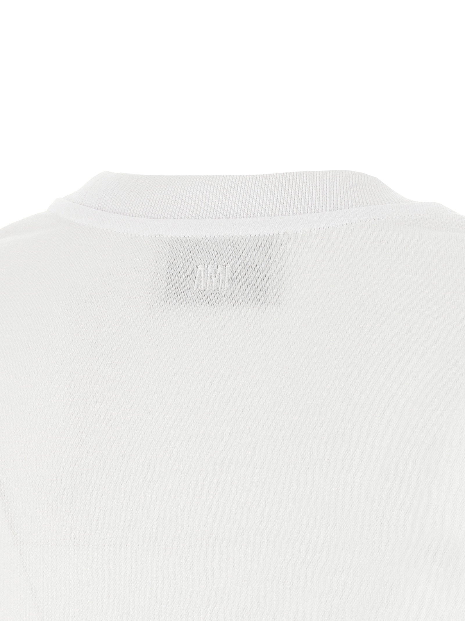 Ami Paris Ami De Coeur Cropped T-shirt