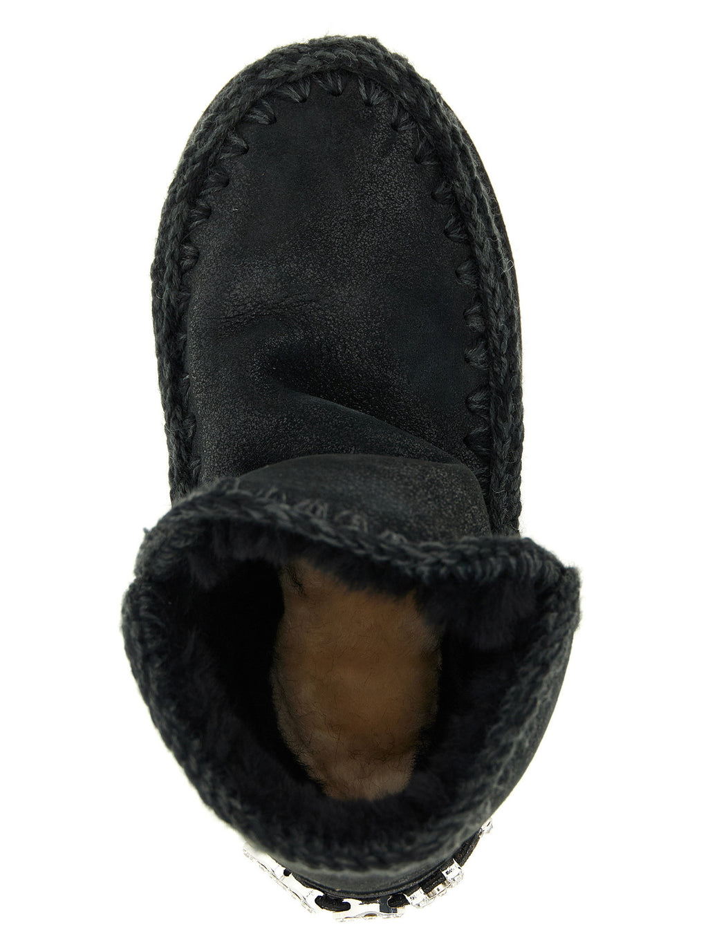 Mou Eskimo 18 Rhinestone Logo Ankle Boots