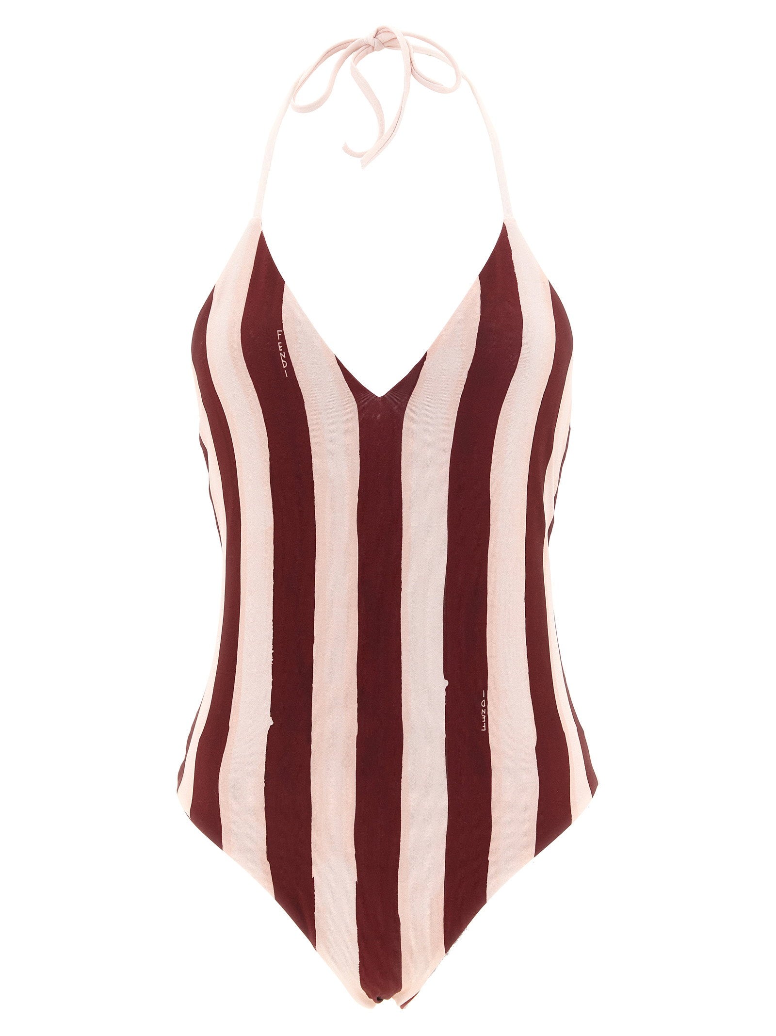 Fendi Pequin One-piece Swimsuit
