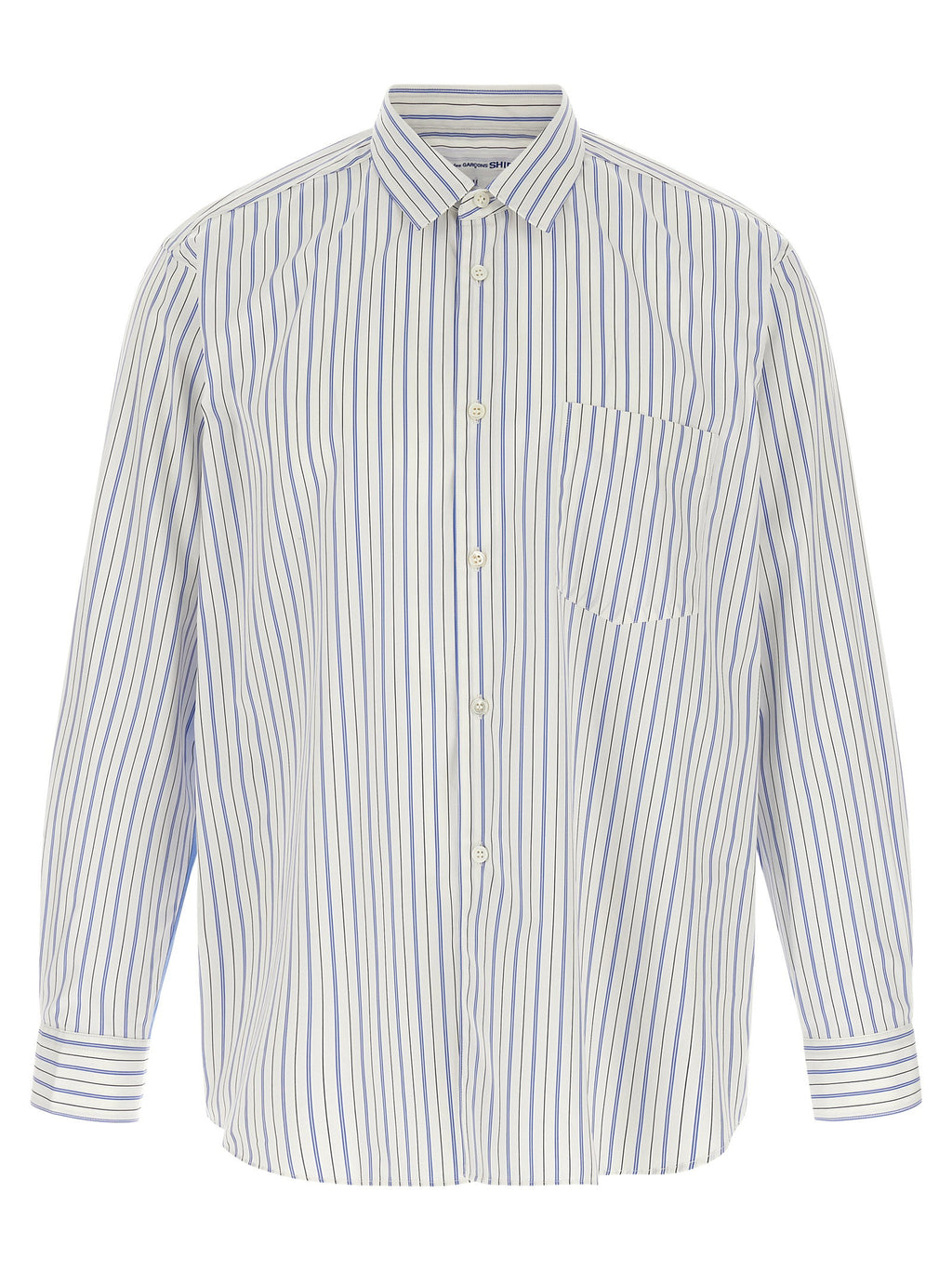 Comme Des Garcons Shirt Solid Color Insert Shirt