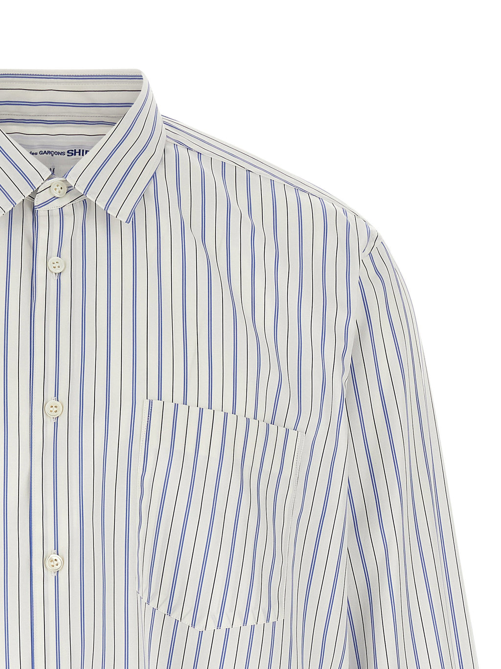 Comme Des Garcons Shirt Solid Color Insert Shirt