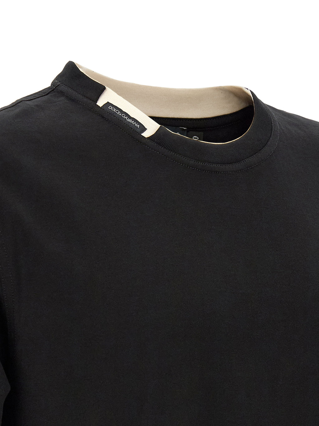 Dolce & Gabbana Double-layer Collar T-shirt
