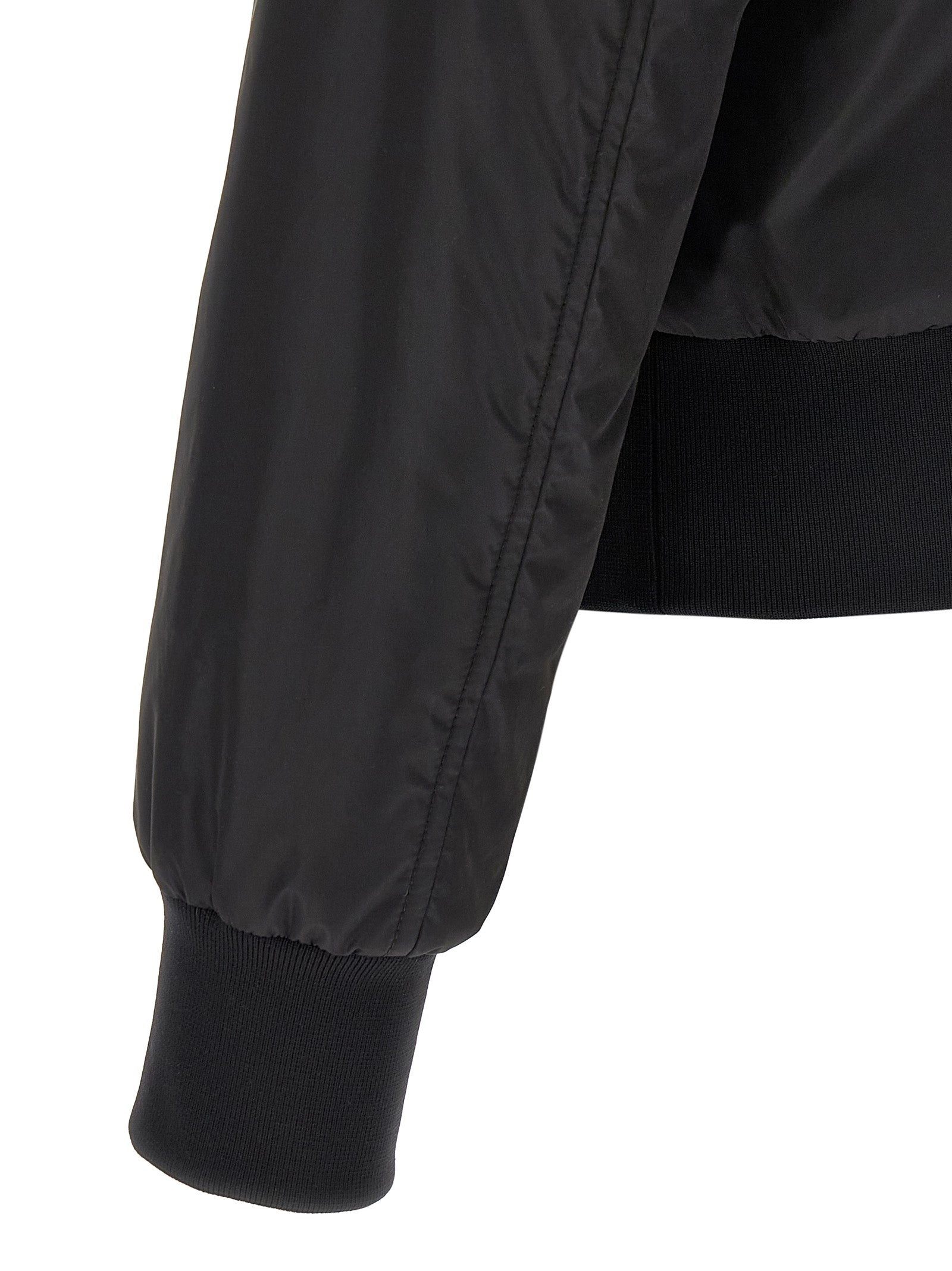 Dolce & Gabbana Logo Plaque Bomber Jacket