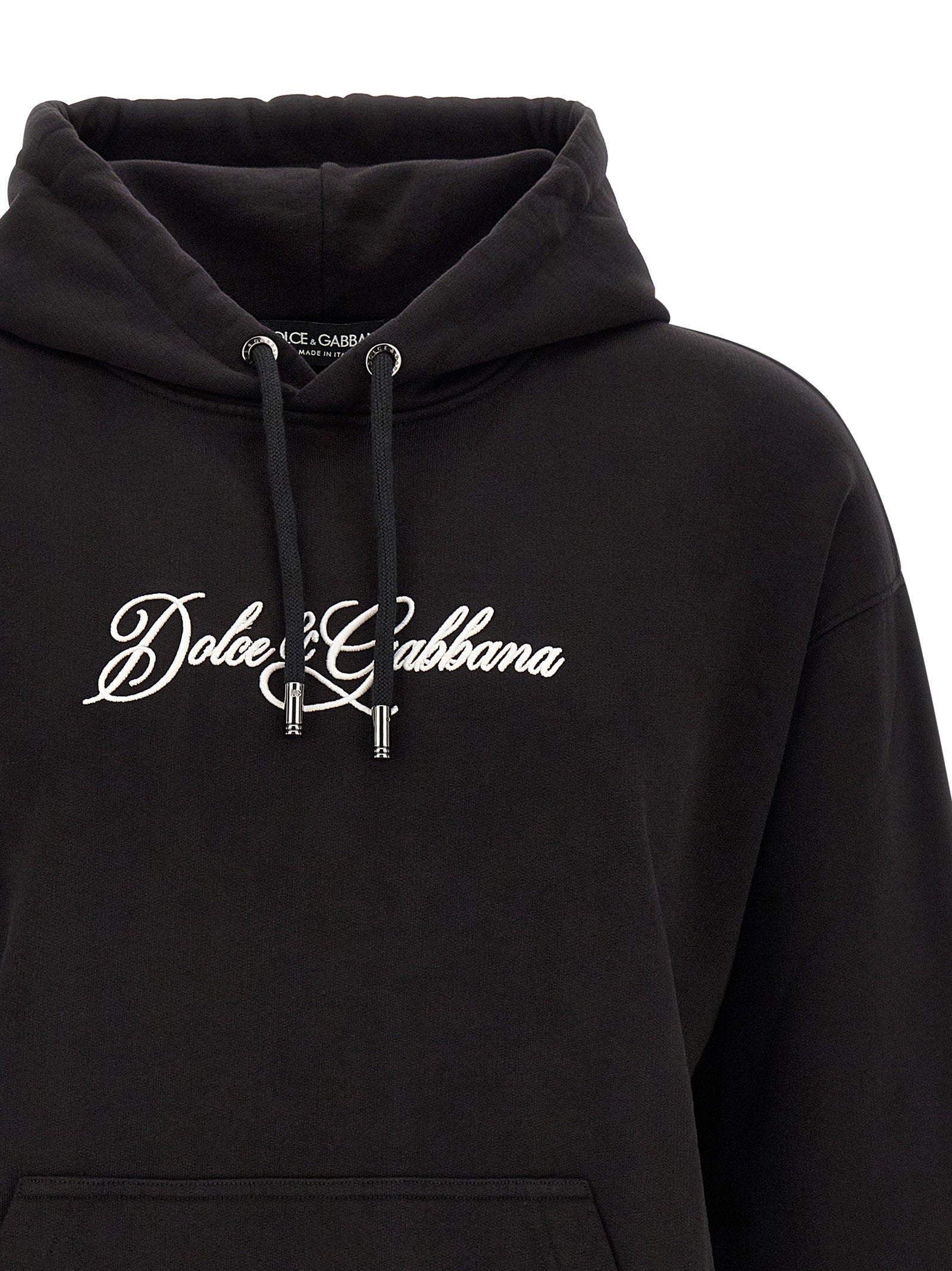 Dolce & Gabbana Logo Embroidery Hoodie