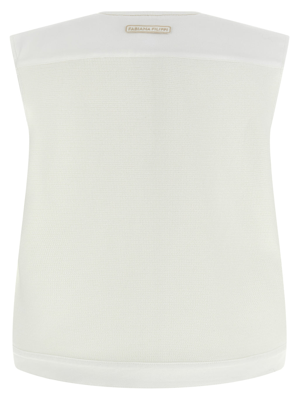 Fabiana Filippi Denim And Knit Vest