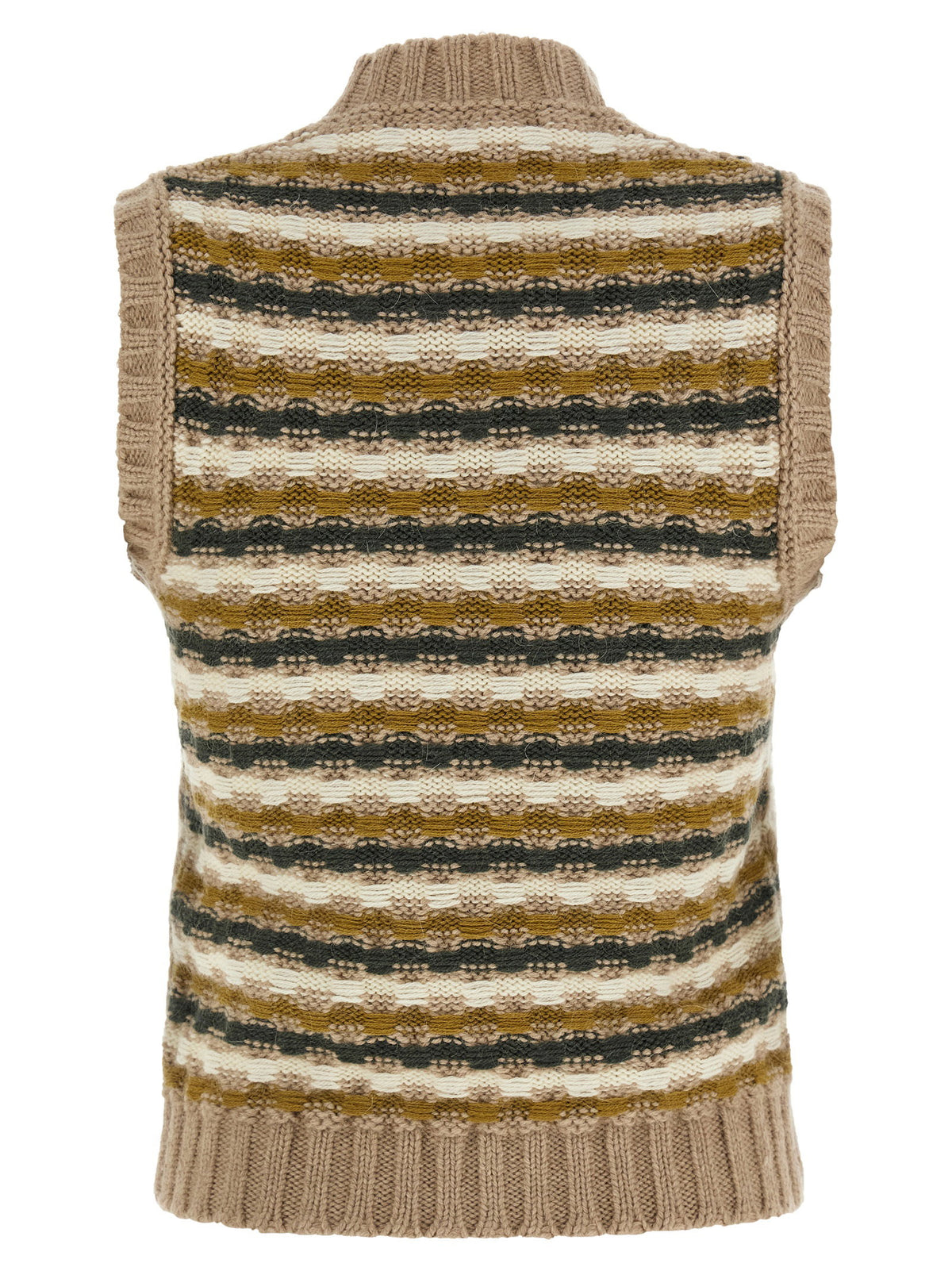 Marni Shetland Acquard Knit Vest