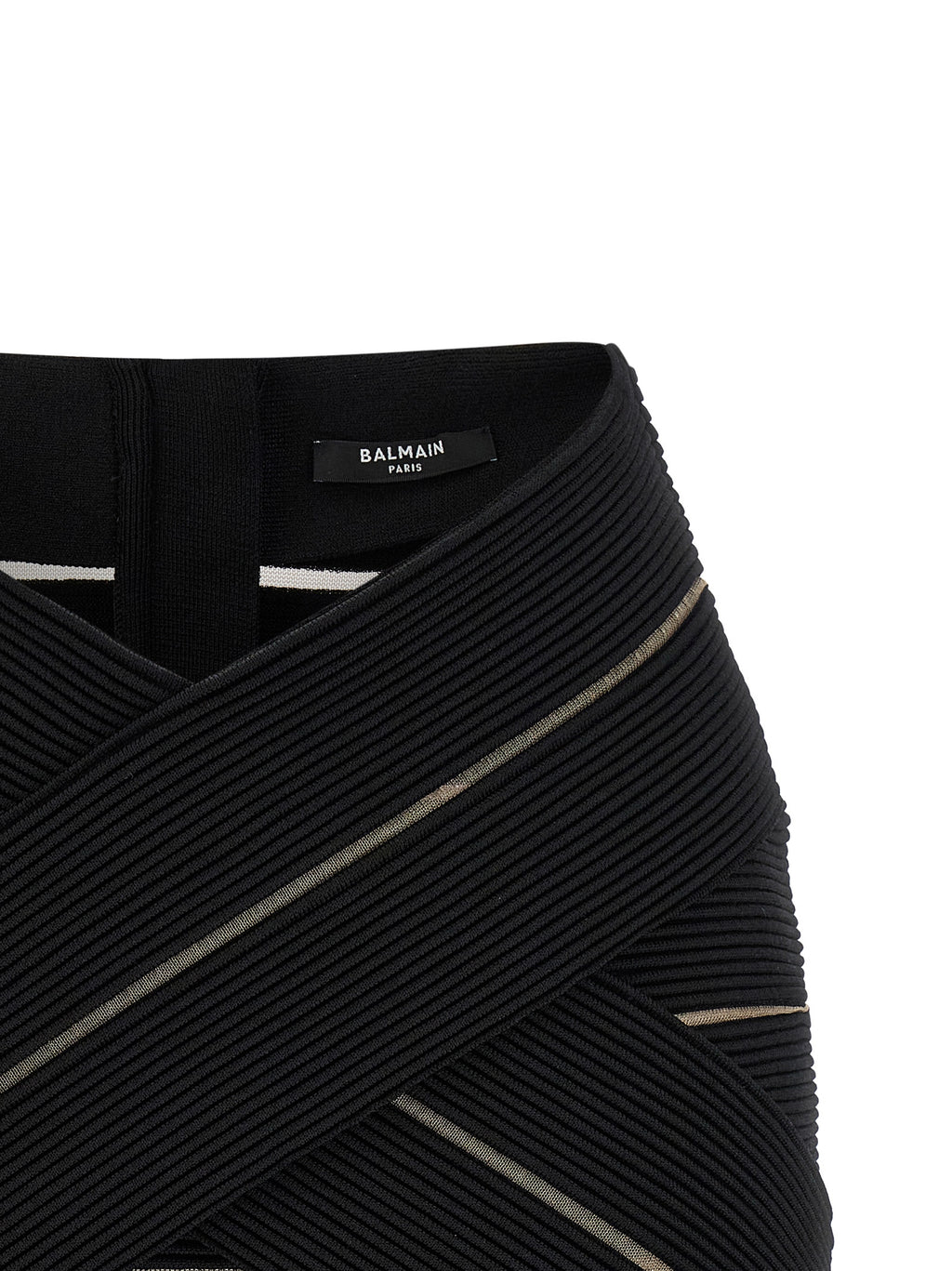 Balmain V-shaped Waist Skirt