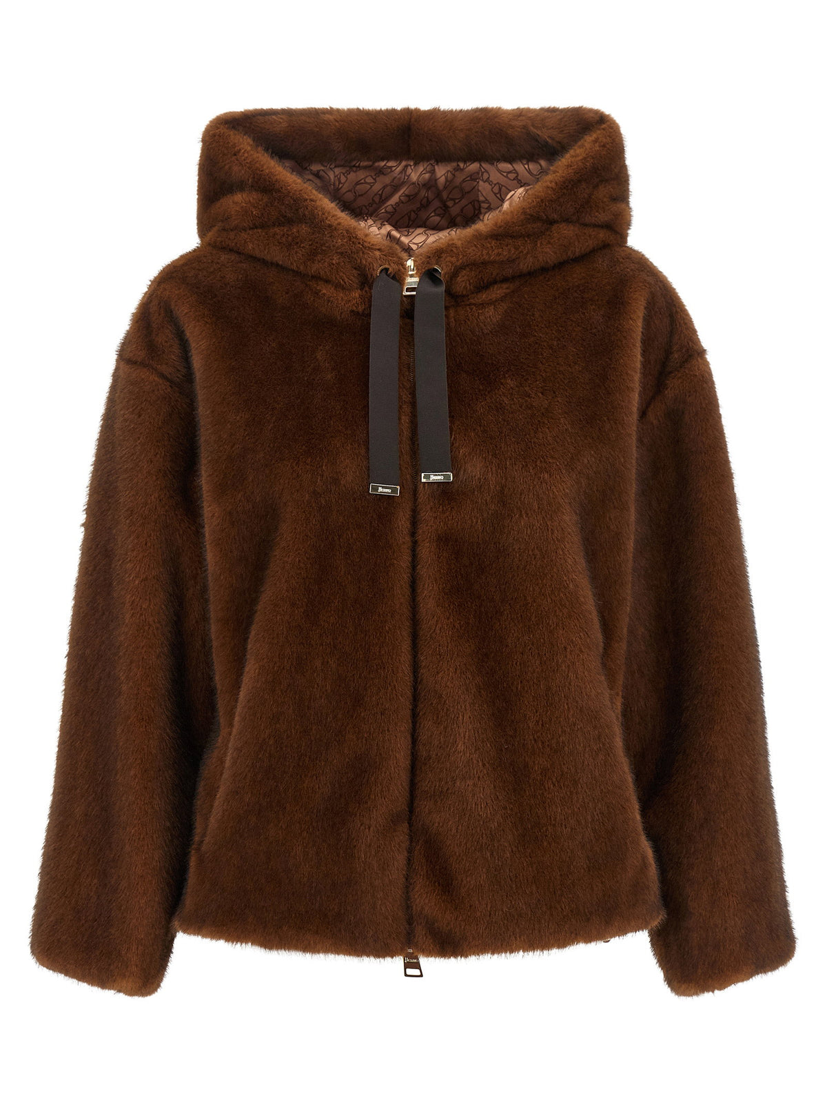 Herno Faux Fur Bomber Jacket