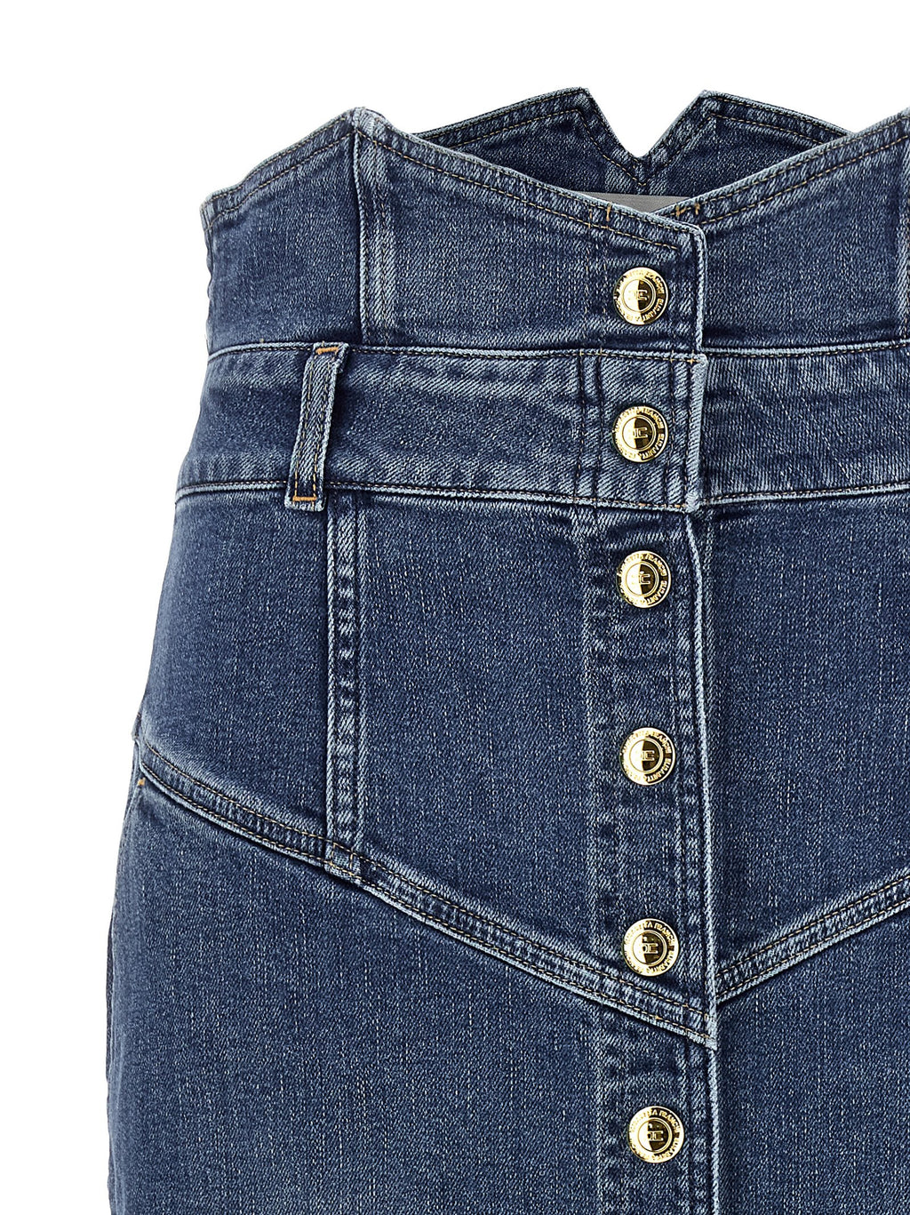 Elisabetta Franchi Denim Skirt