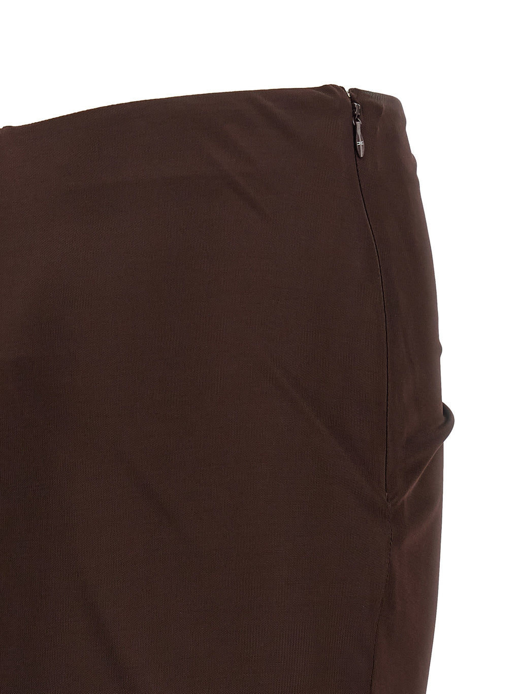 Elisabetta Franchi Shiny Viscose Skirt