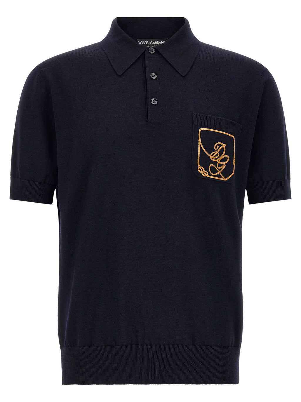 Dolce & Gabbana Logo Embroidery Polo Shirt