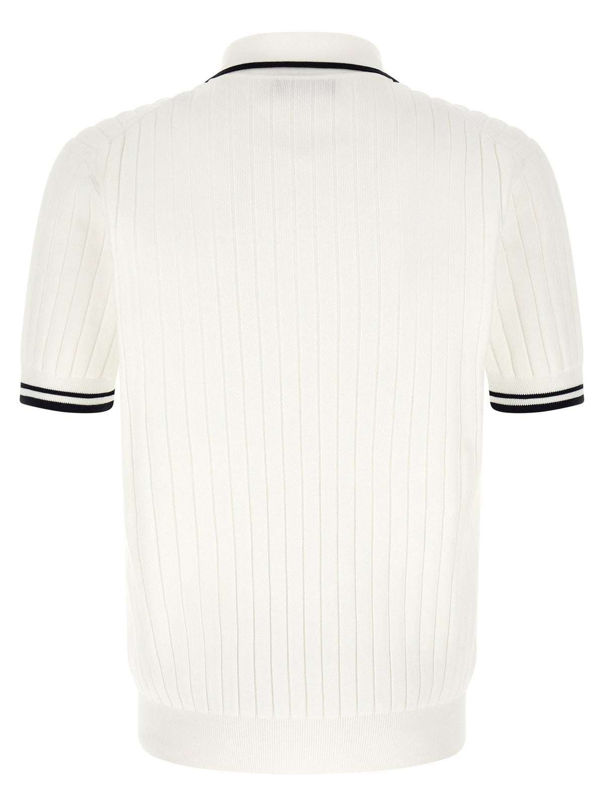 Dolce & Gabbana Flat Ribbed Polo Shirt