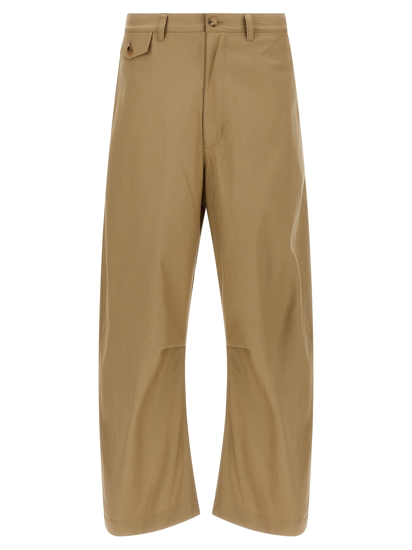 Comme Des Garҫons Homme Curved Leg Pants