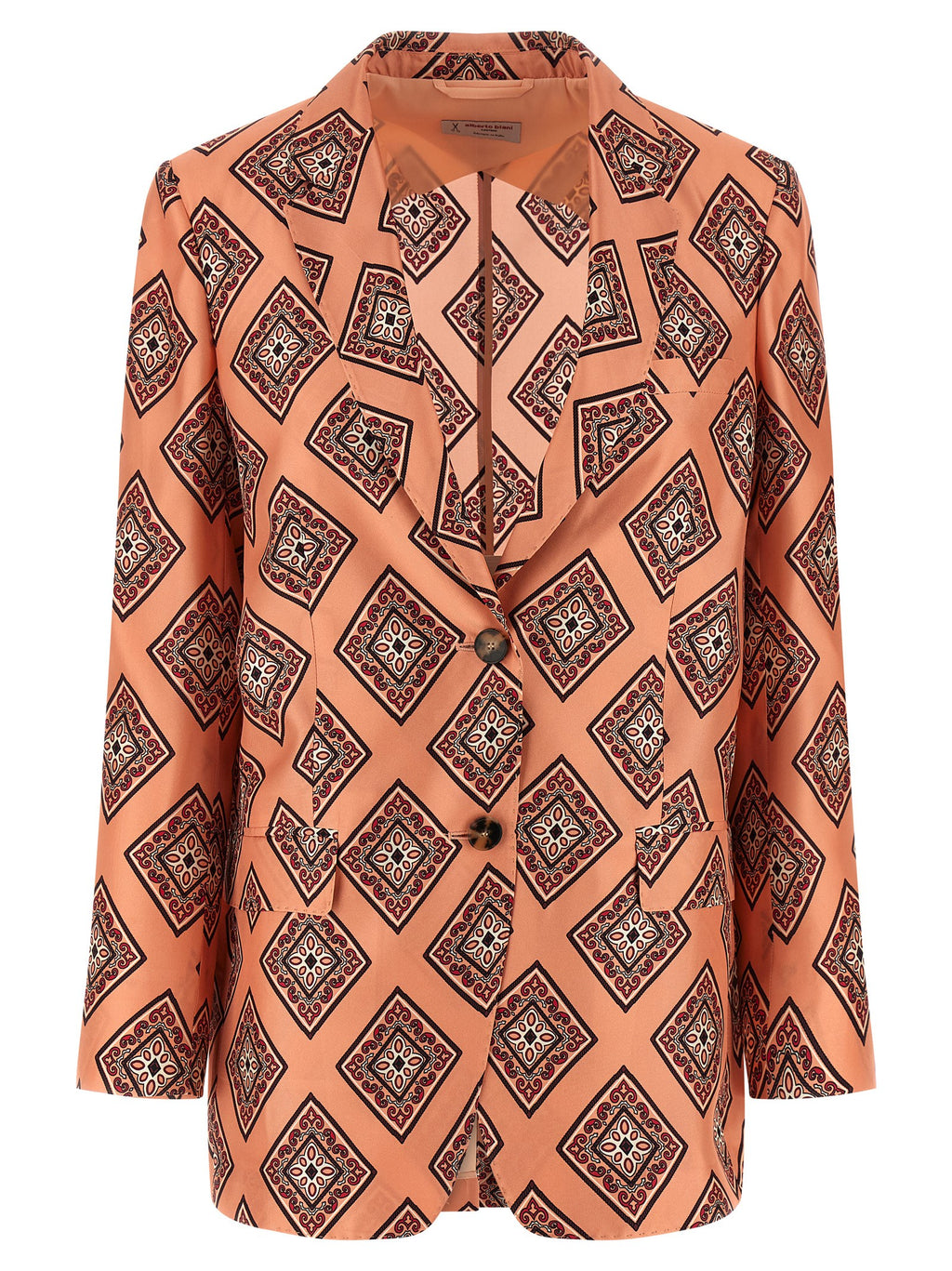 Alberto Biani Tie Print Blazer
