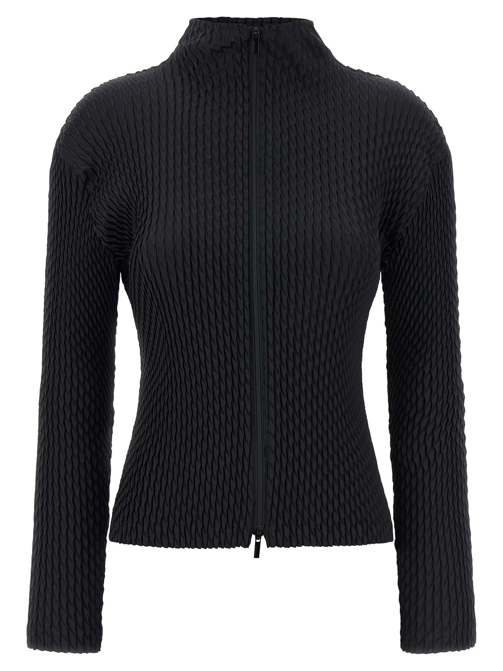Issey Miyake Sleek Pleats Cardigan