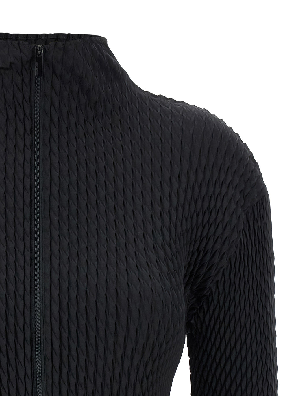 Issey Miyake Sleek Pleats Cardigan