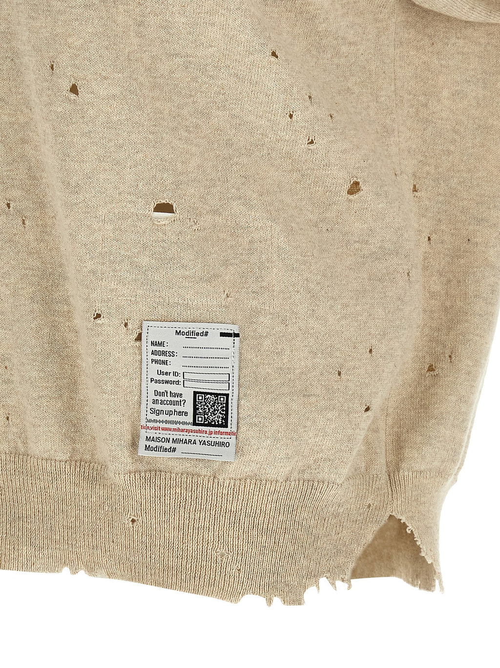 Maison Mihara Yasuhiro Embroidery Polo Shirt