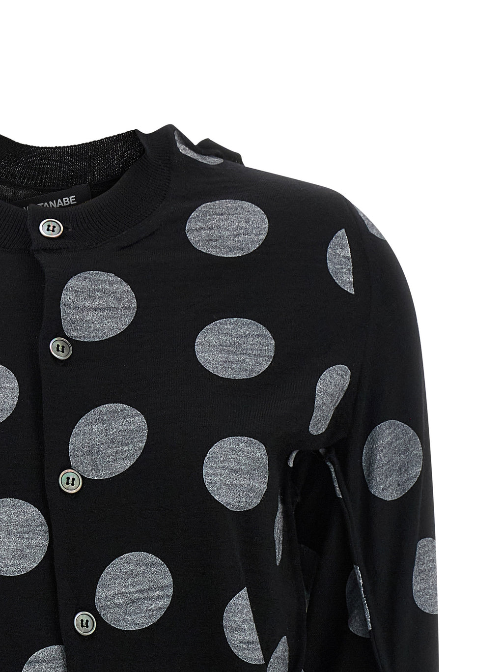 Junya Watanabe Polka Dot Maxi Cardigan