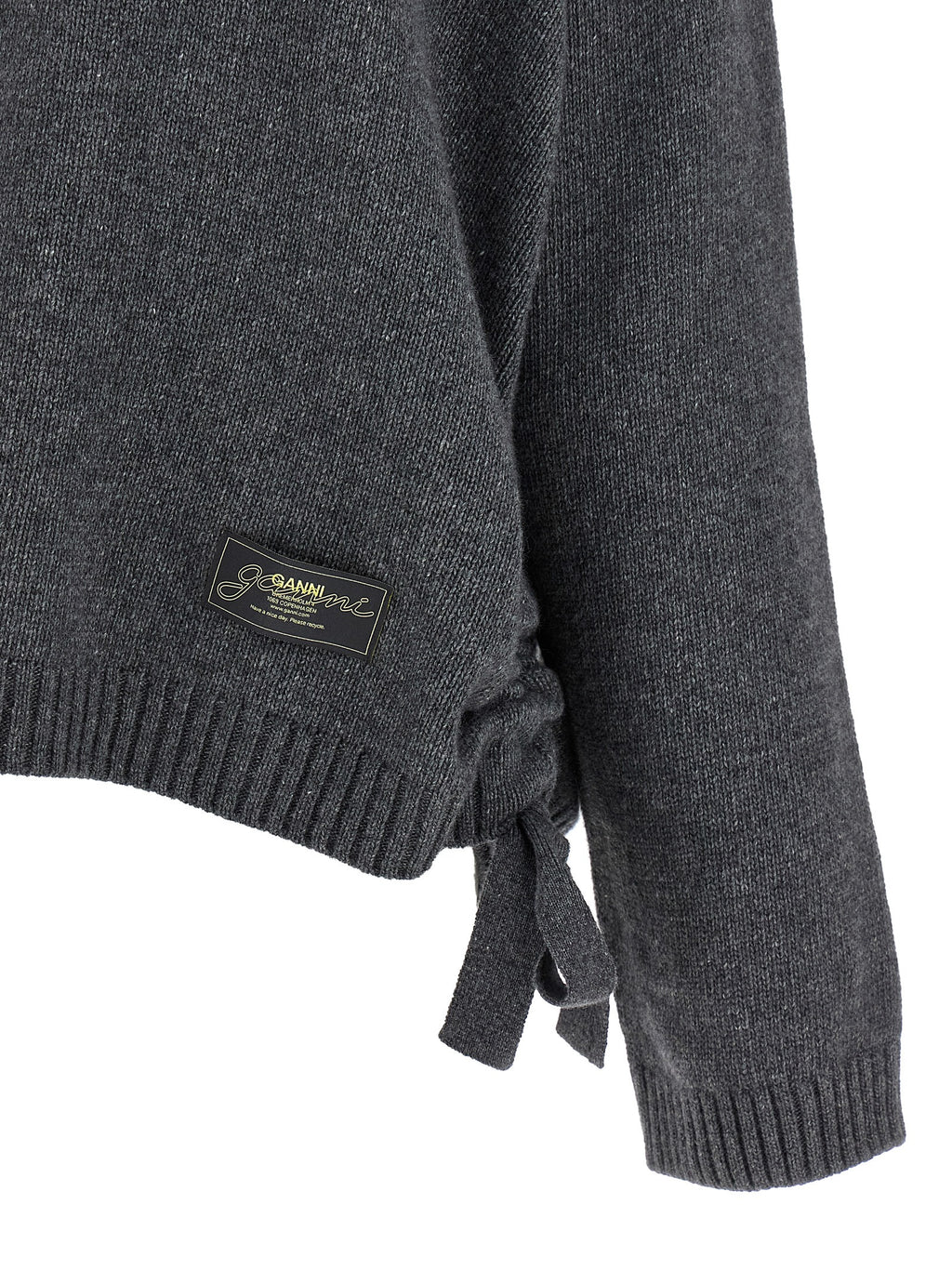 Ganni Side Laces Sweater