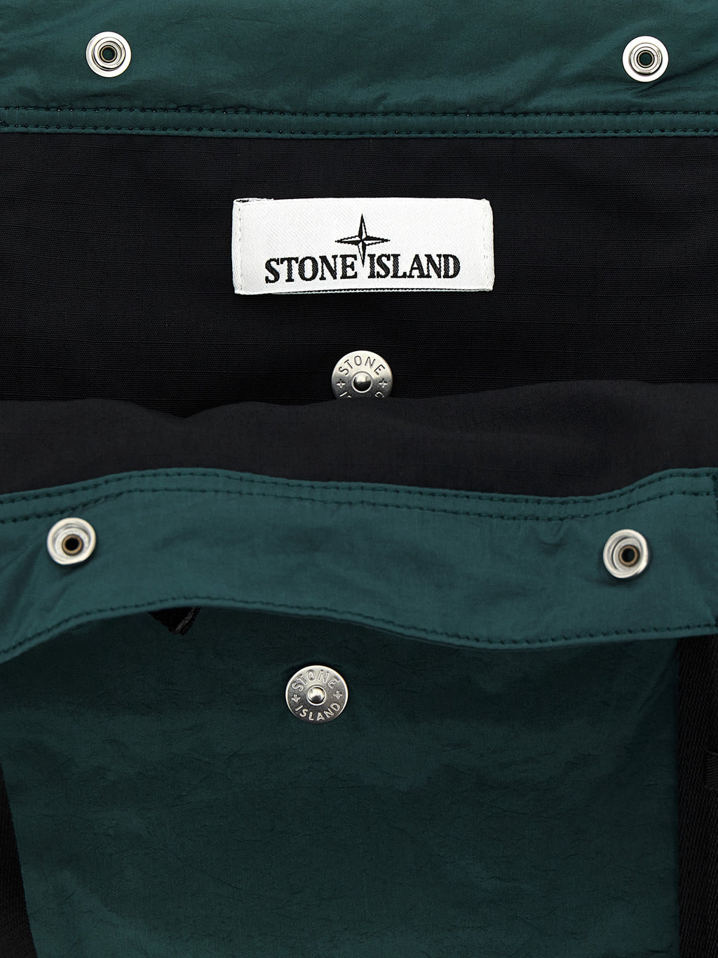 Stone Island Logo Patch Shopping Bag