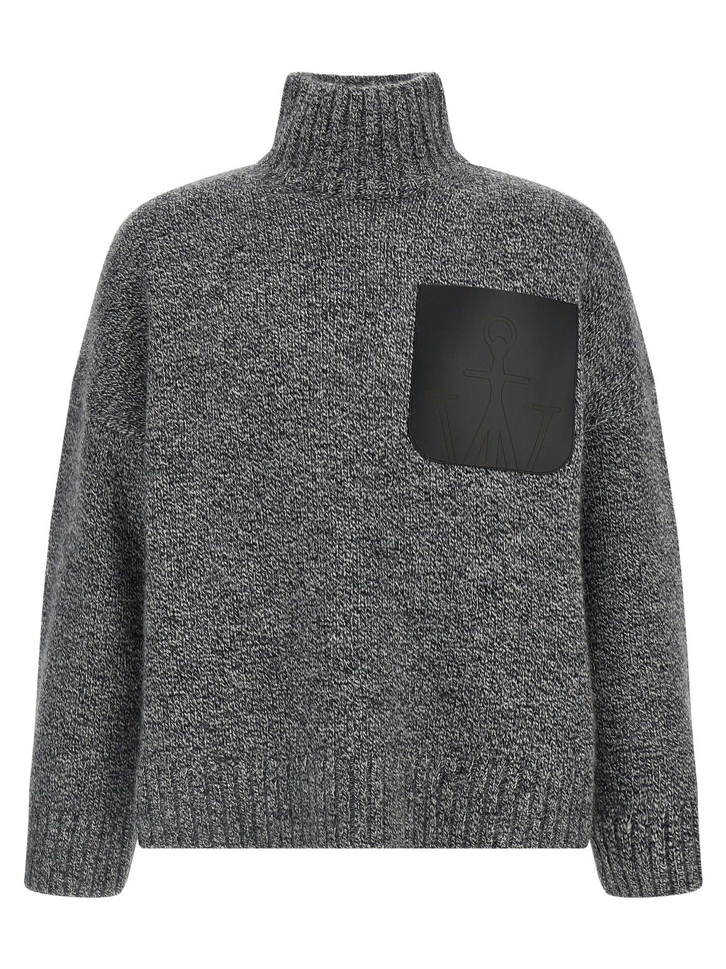 J.w.anderson Leather Patch Pocket Sweater