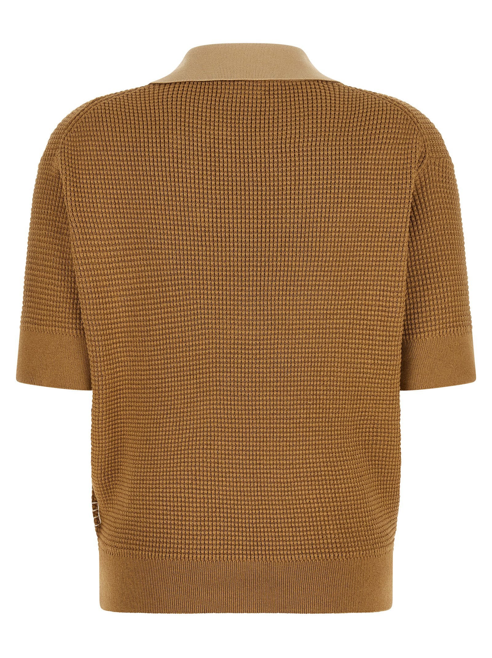 J.w.anderson Waffle Stitch Polo Shirt