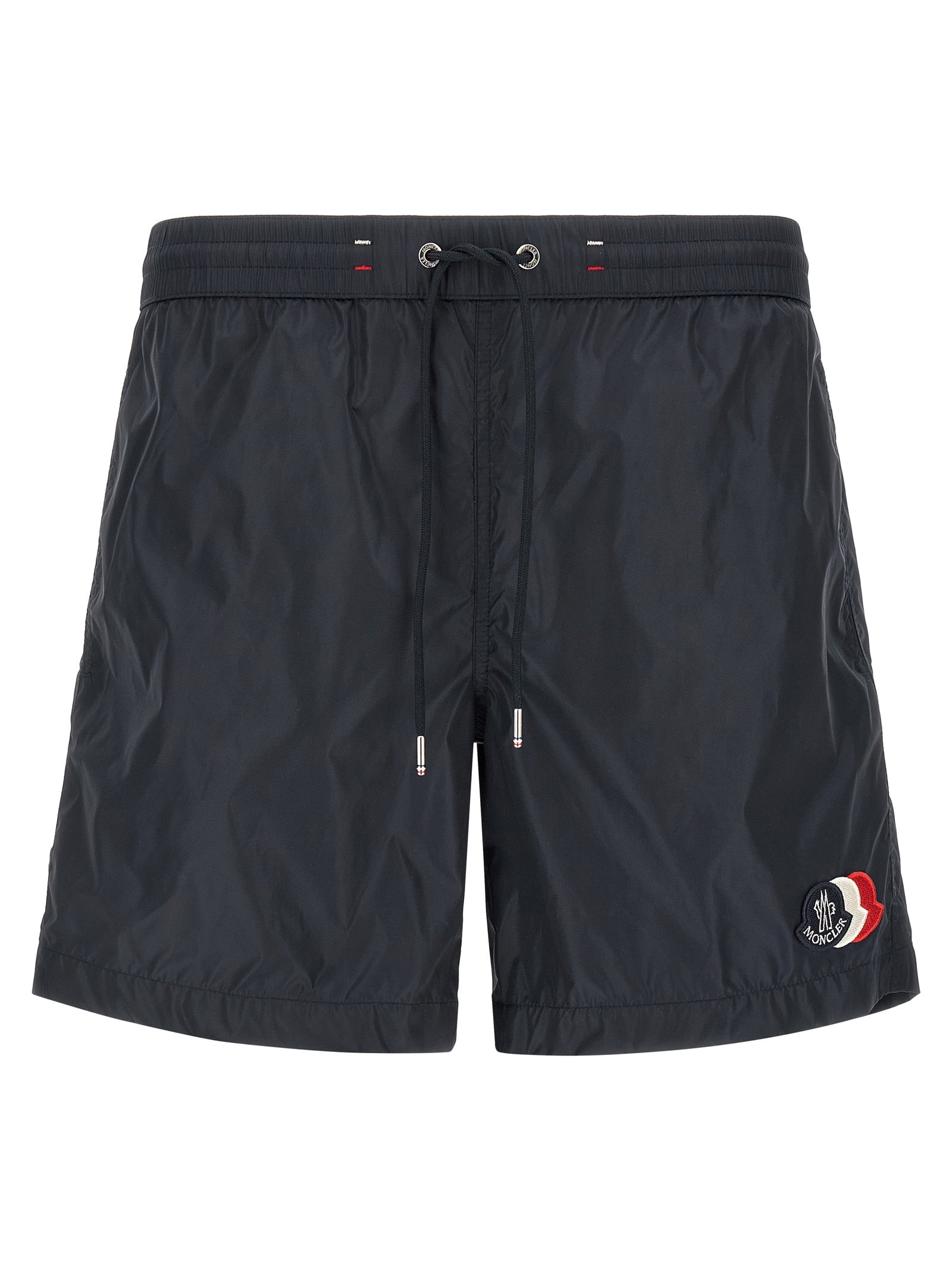 Moncler Tricolor Logo Patch Swimsuit
