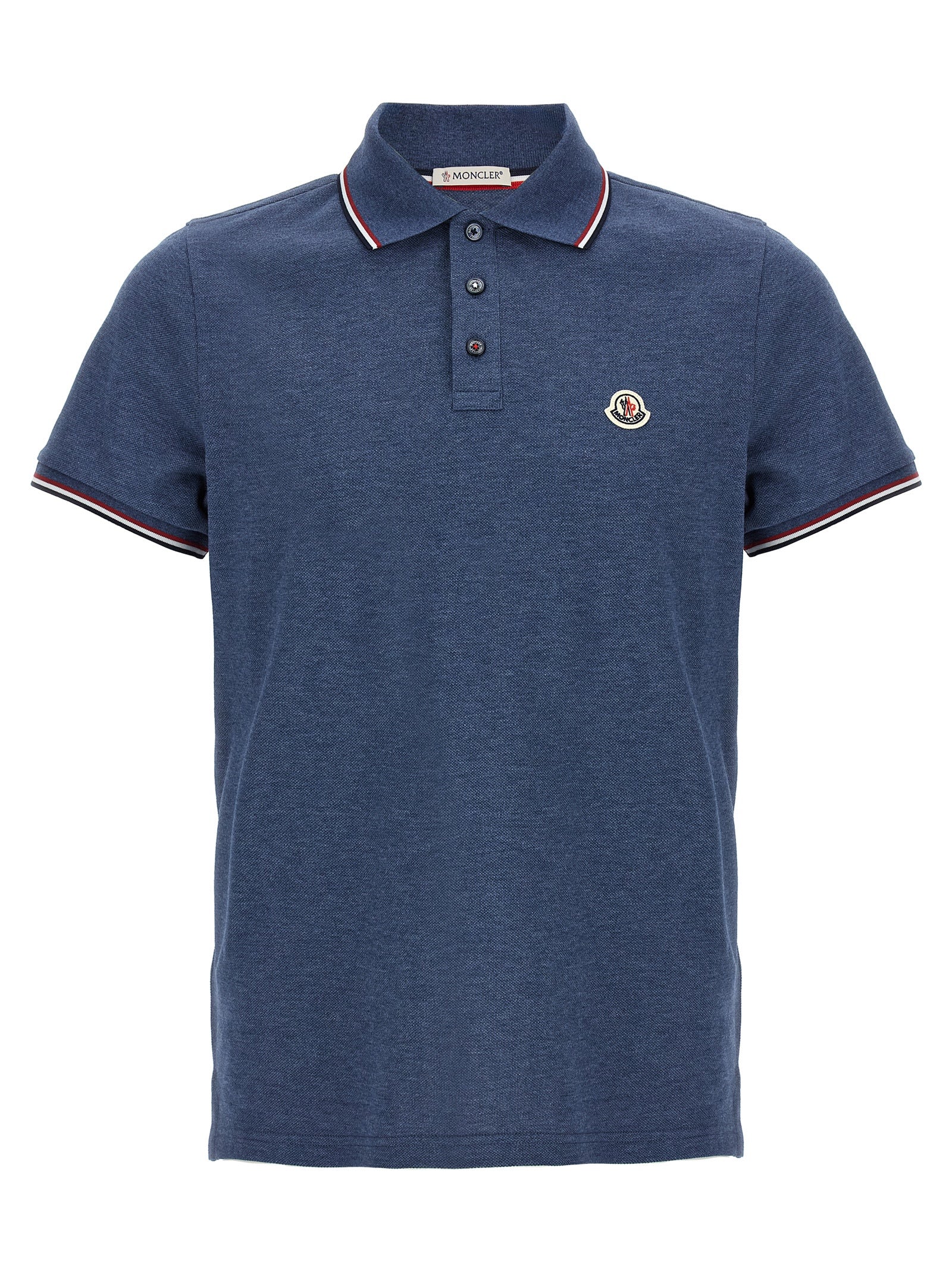Moncler Tricolor Detail Polo Shirt