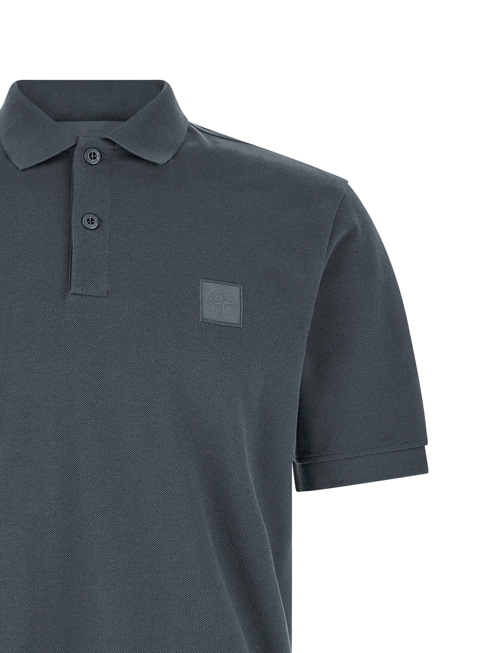 Stone Island Compass Logo Polo Shirt